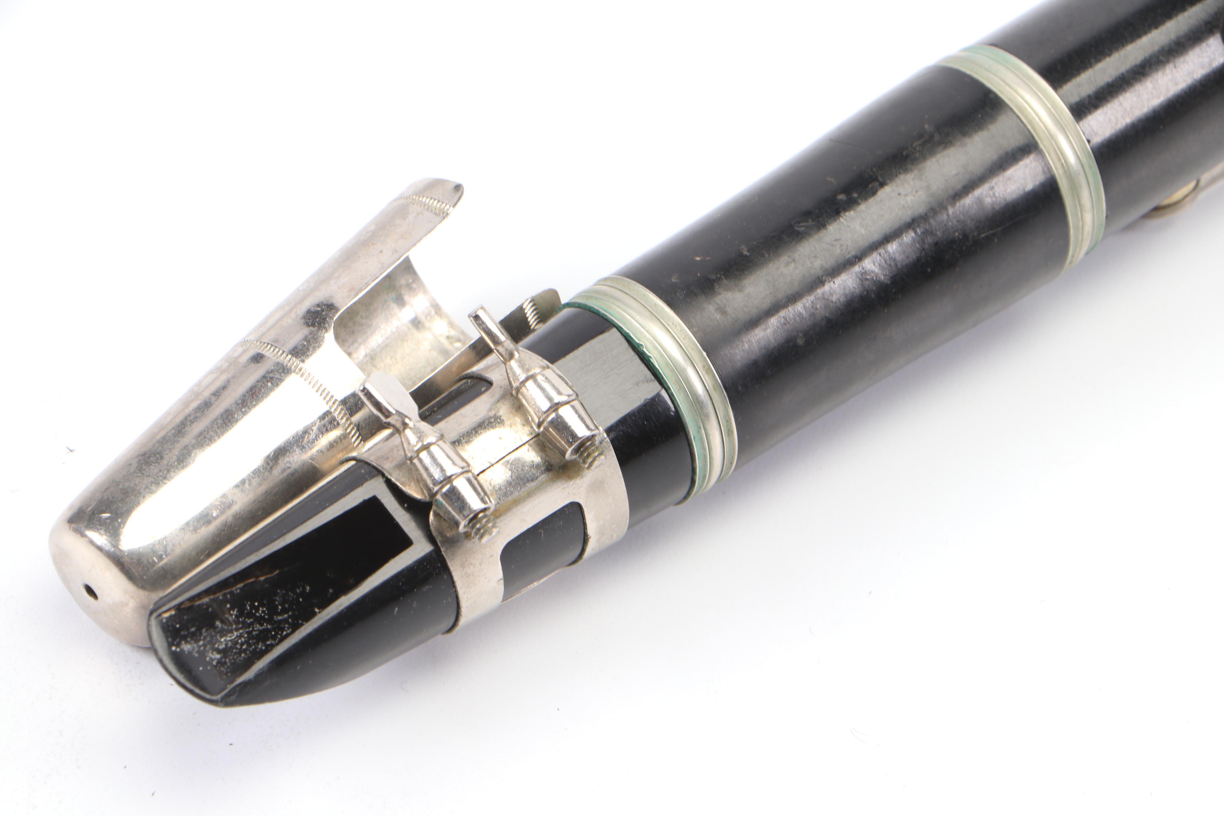 Selmer Bundy Resonite Plastic Clarinet and Faux Leather Case