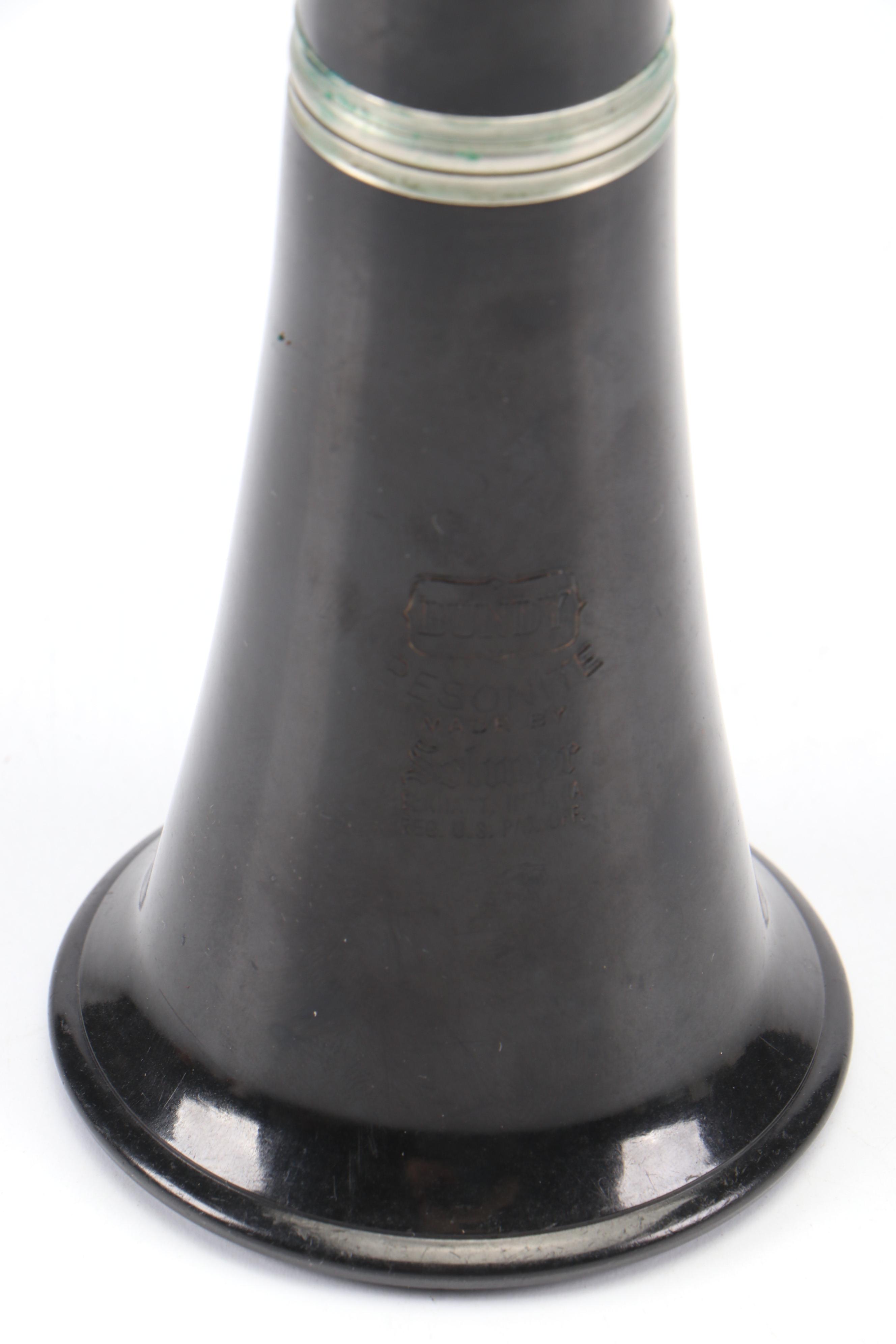 Selmer Bundy Resonite Plastic Clarinet and Faux Leather Case