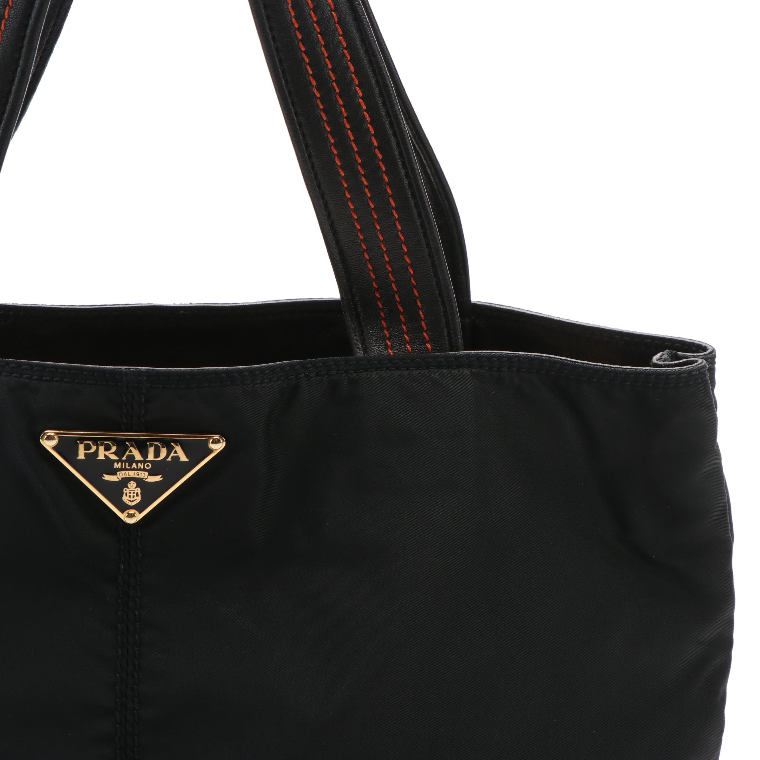 Prada Tote in Black Tessuto Nylon
