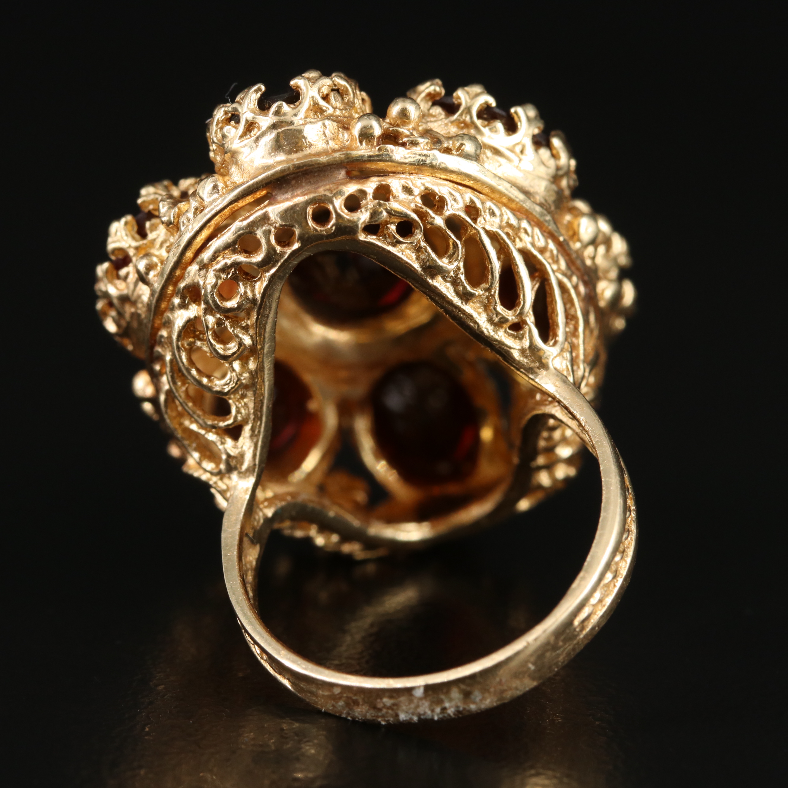 14K Garnet Ring