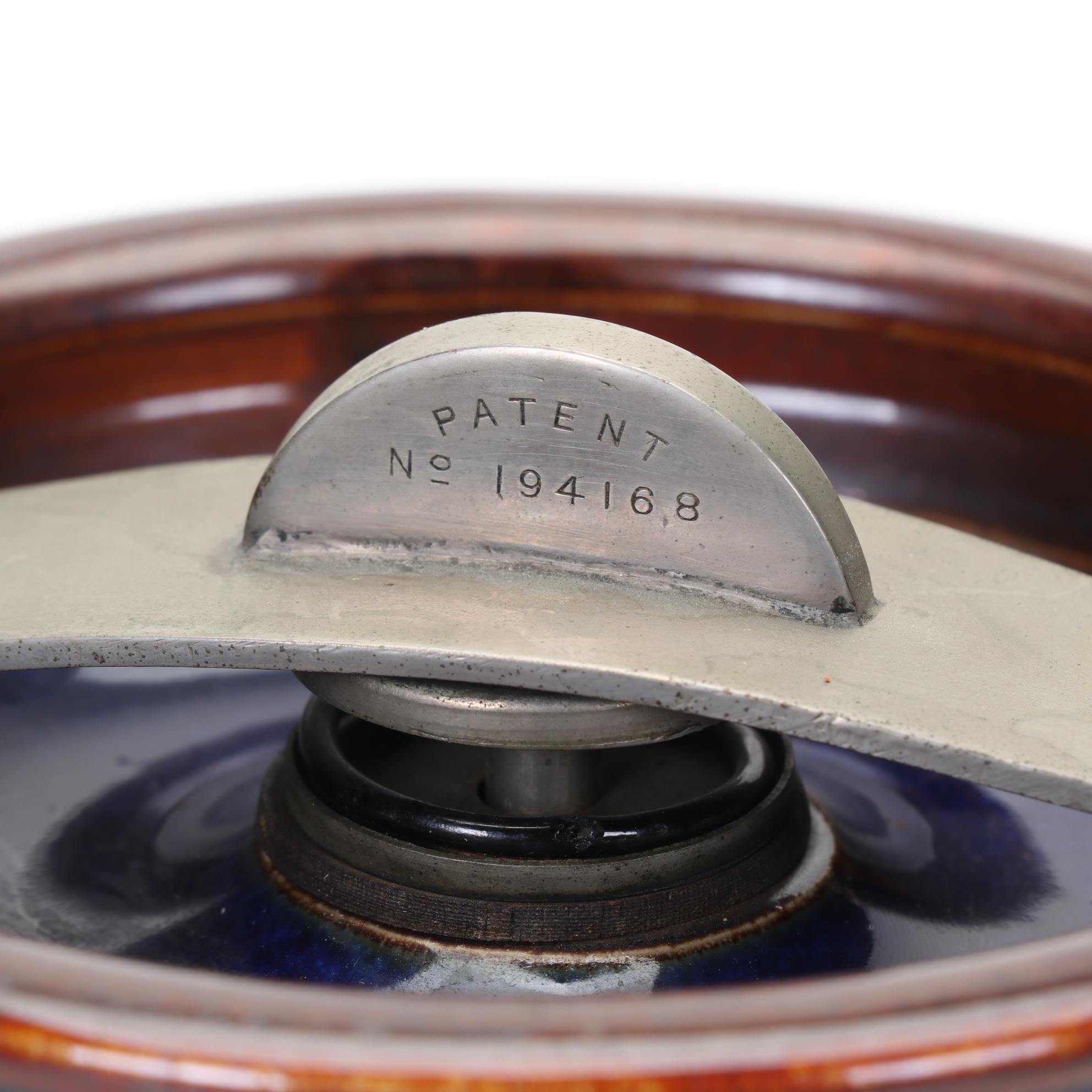 Royal Doulton Ethel Beard Hand Decorated "Galleon" Tobacco Jar