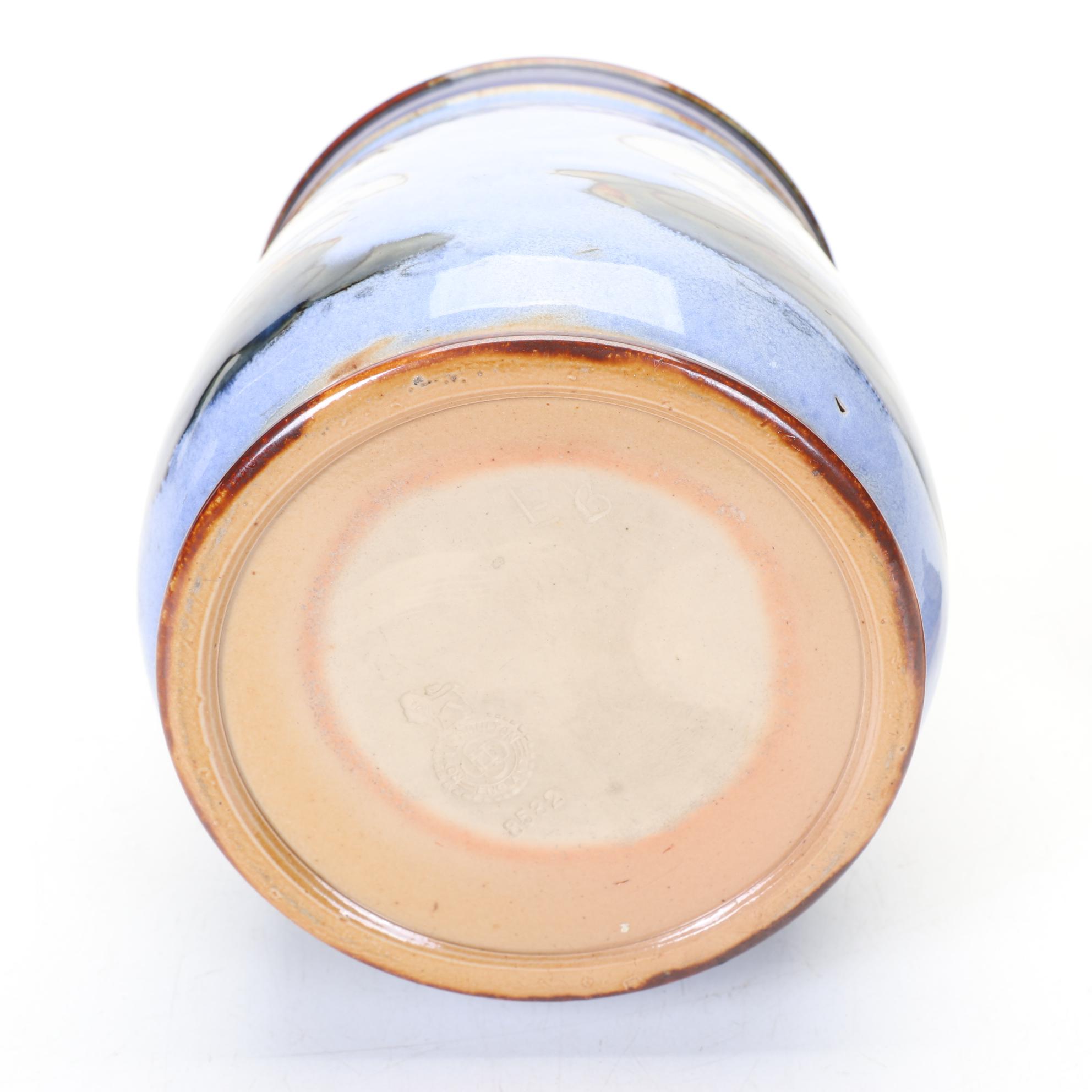 Royal Doulton Ethel Beard Hand Decorated "Galleon" Tobacco Jar