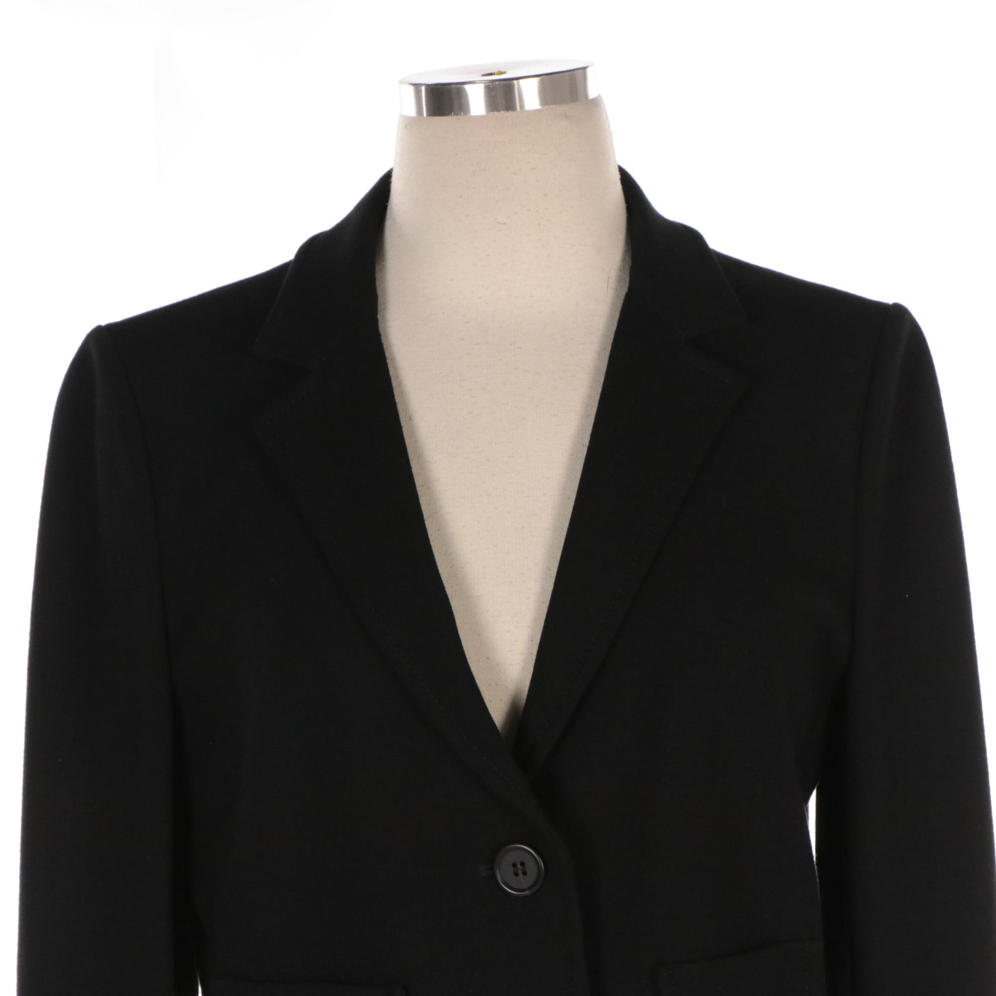 Prada Ponte Knit Cropped Jacket