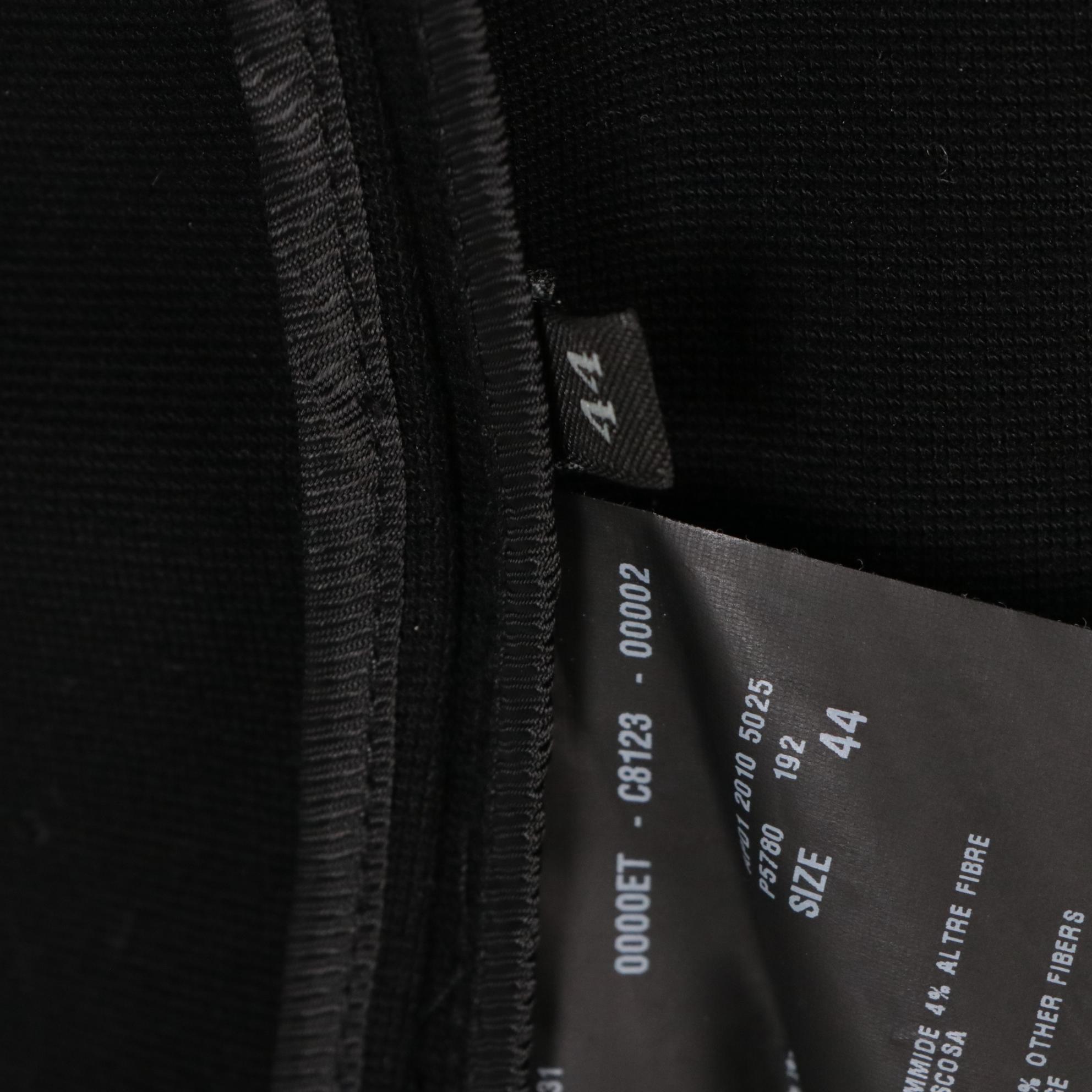 Prada Ponte Knit Cropped Jacket