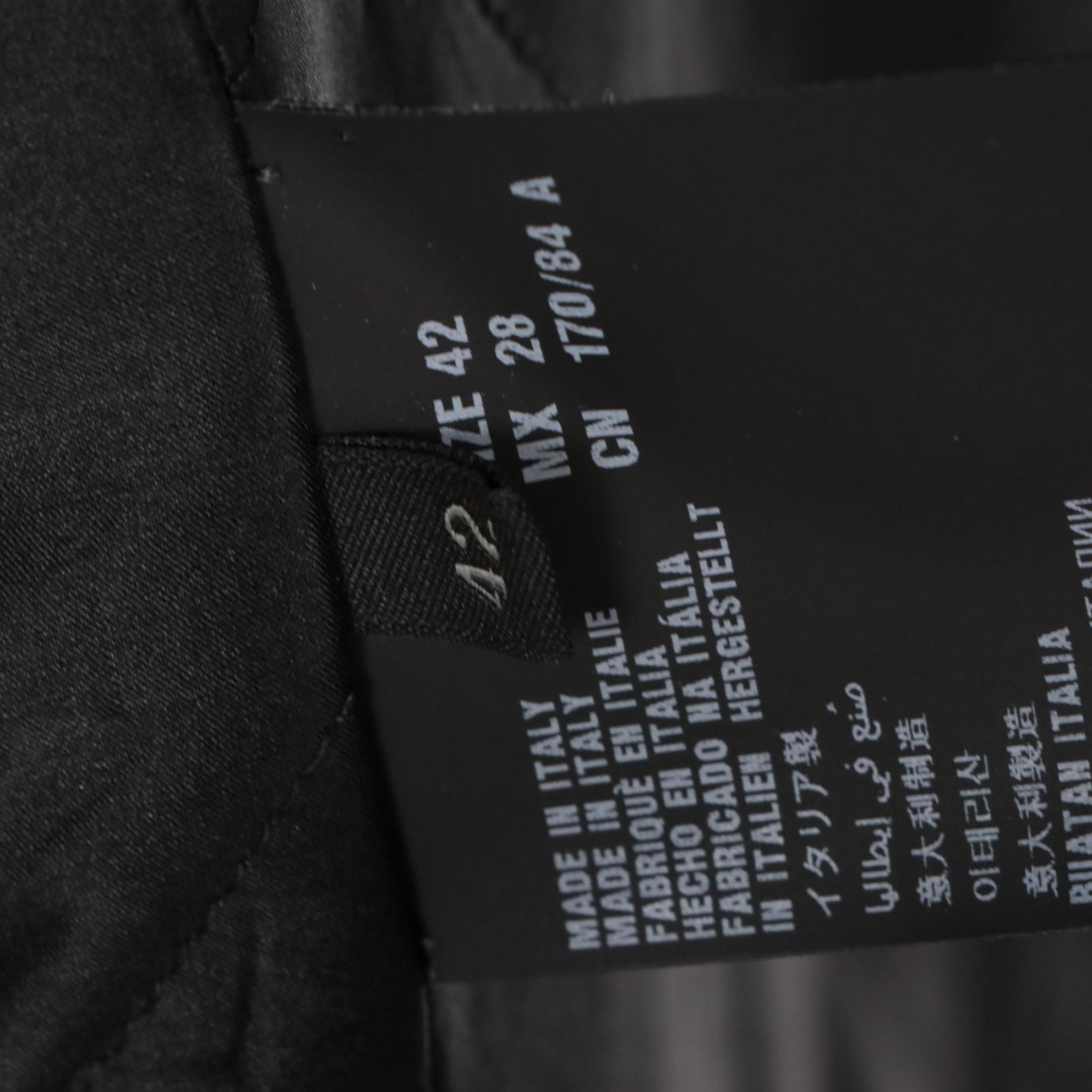 Prada Silk Double-Breasted Insulated Coat