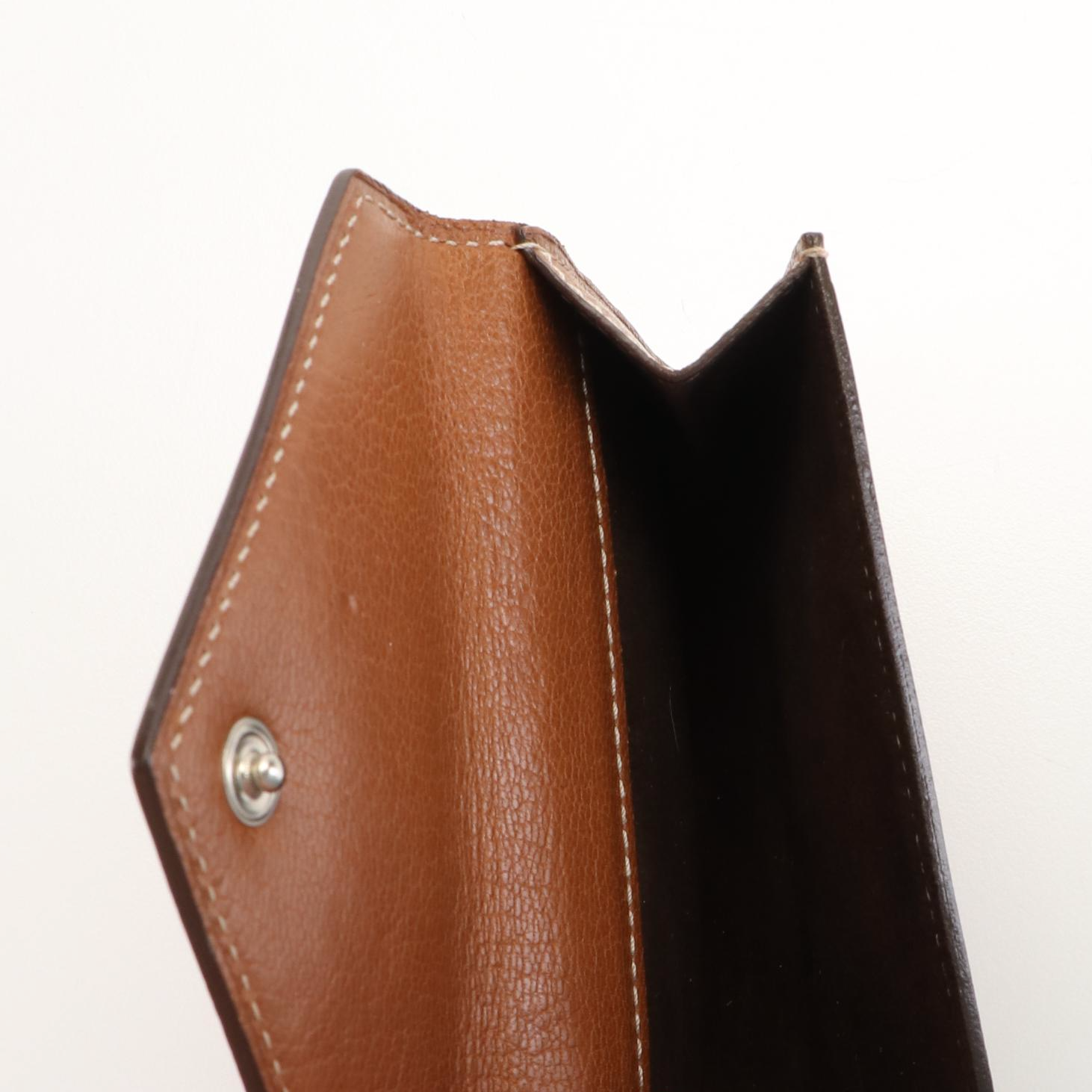 Cartier Credit Card Holder in Brown Goat Skin Leather