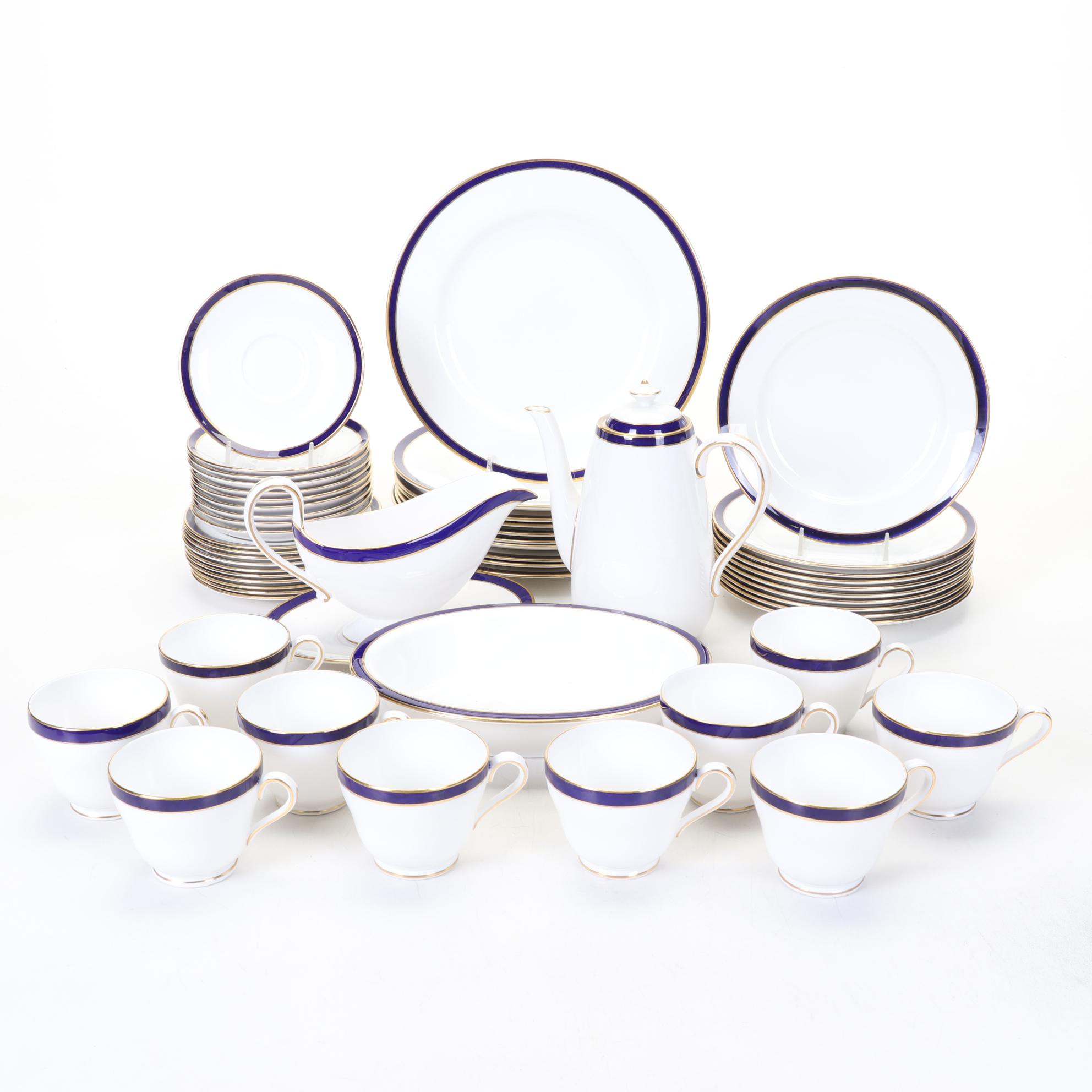 Spode "Consul Cobalt" Bone China Dinner Service for Ten