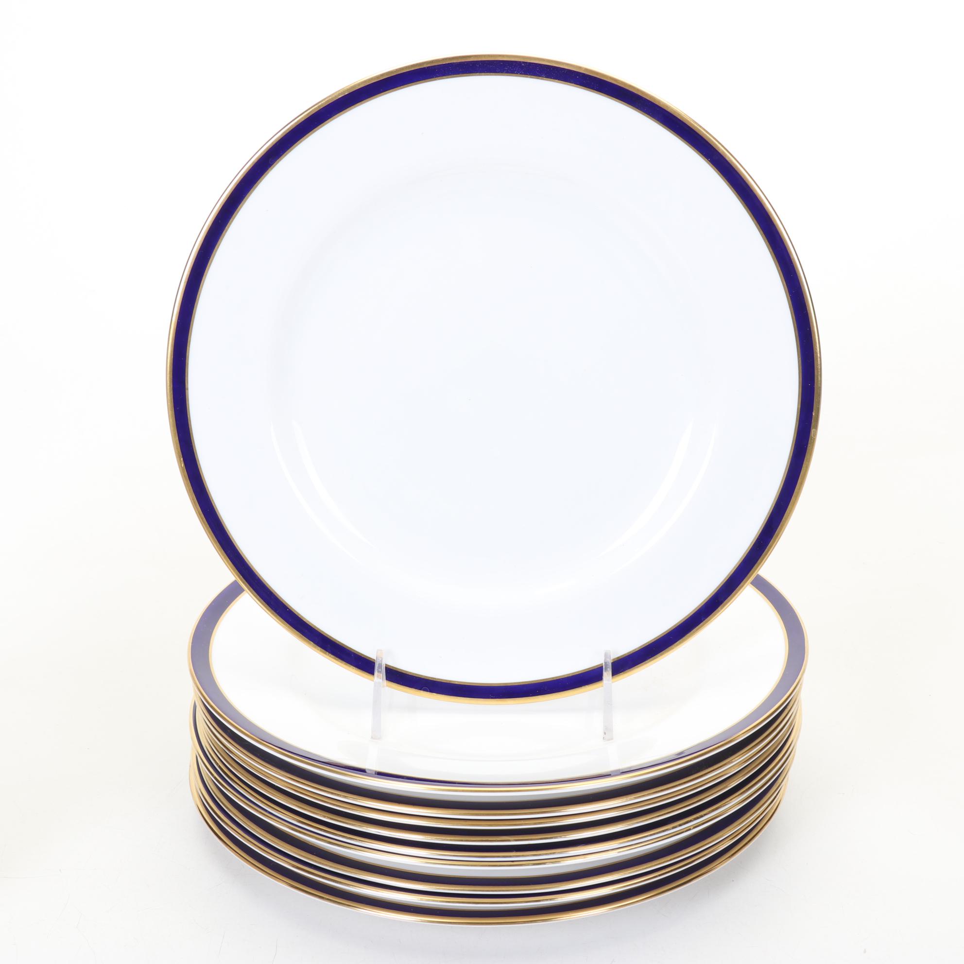 Spode "Consul Cobalt" Bone China Dinner Service for Ten