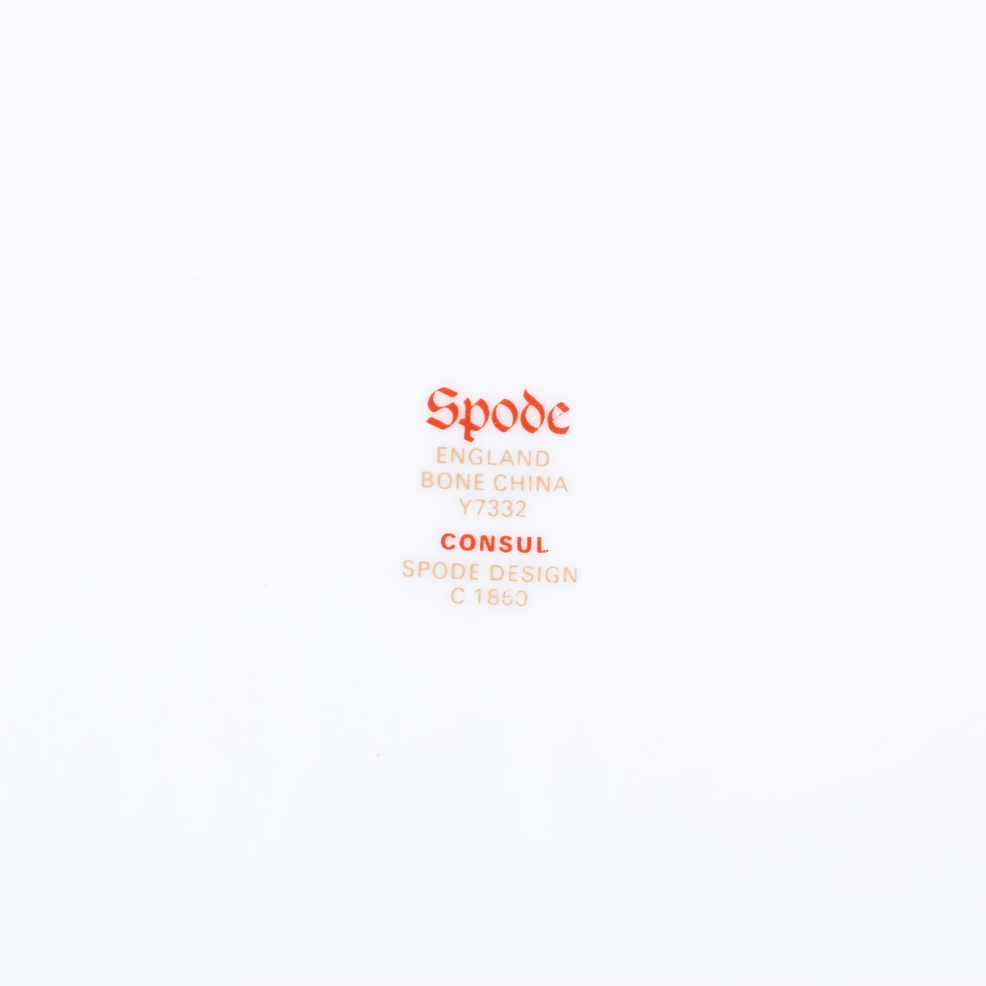 Spode "Consul Cobalt" Bone China Dinner Service for Ten