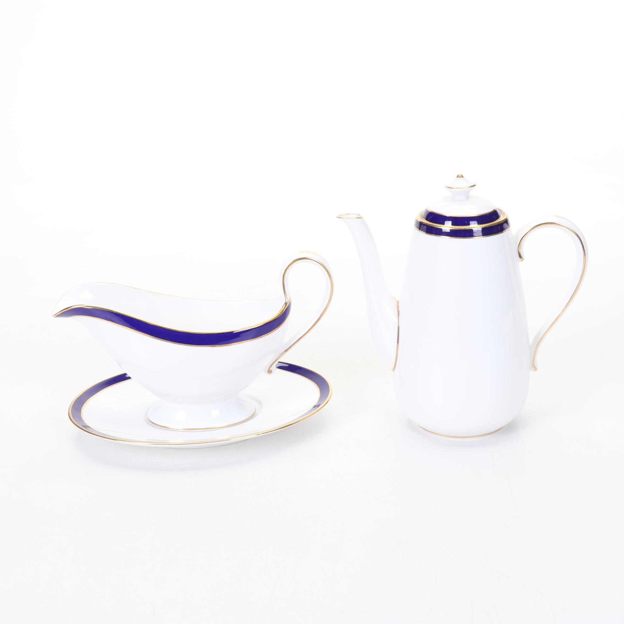 Spode "Consul Cobalt" Bone China Dinner Service for Ten