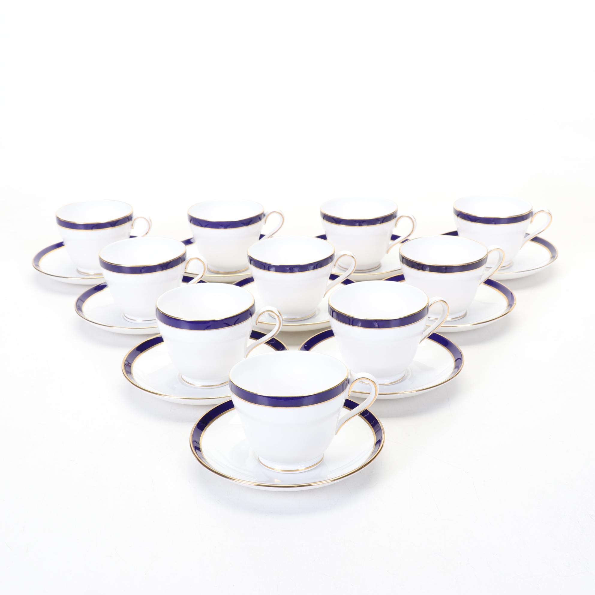 Spode "Consul Cobalt" Bone China Dinner Service for Ten