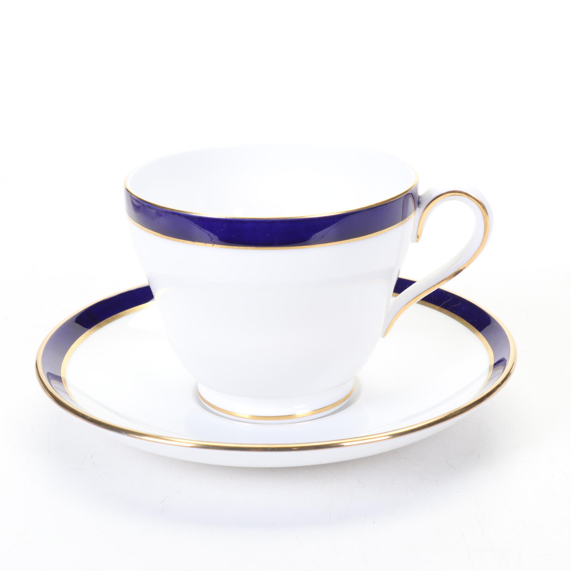Spode "Consul Cobalt" Bone China Dinner Service for Ten