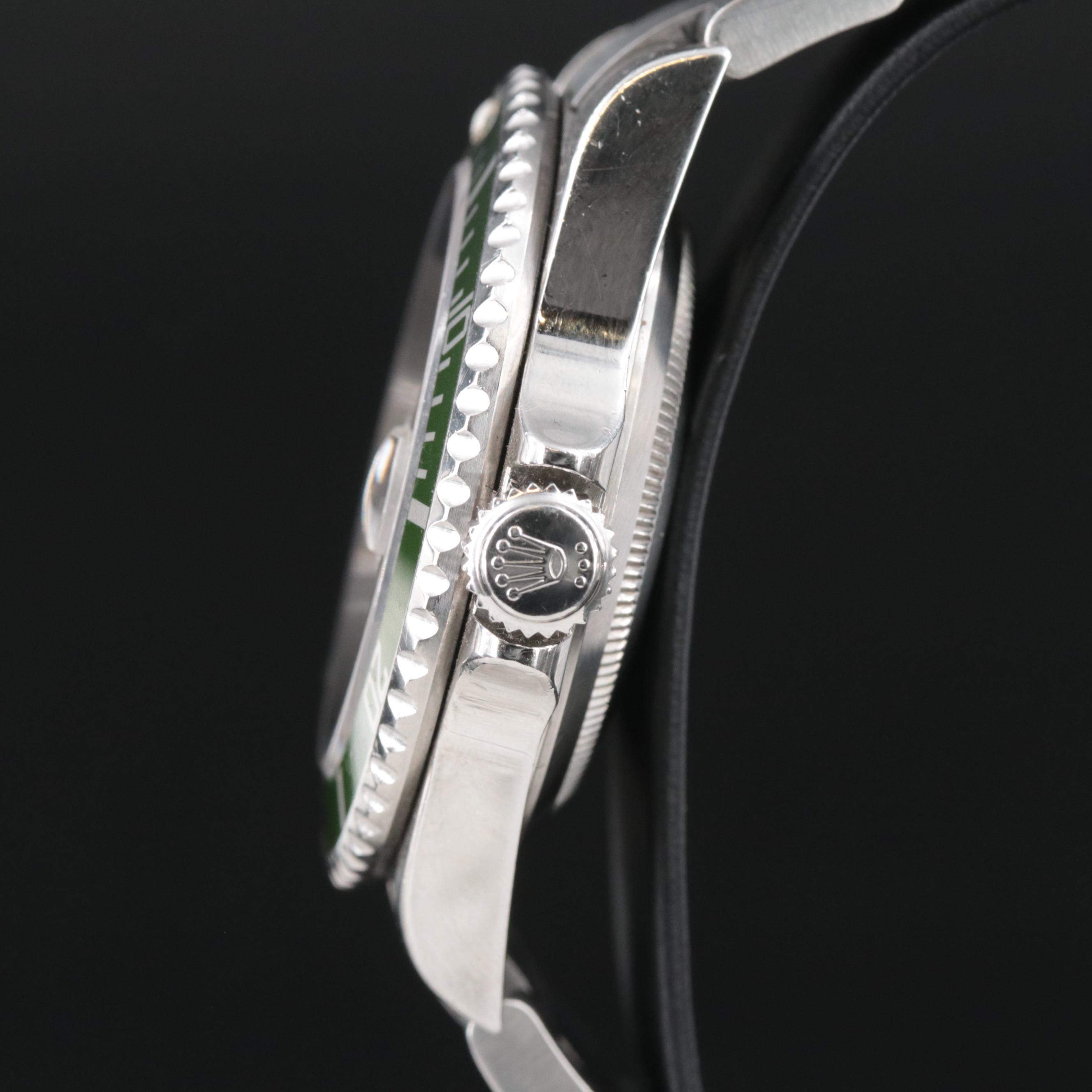 2006 Rolex Submariner "Kermit" Replacement Bezel Insert Watch