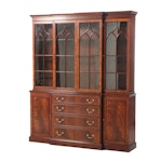 Henkel-Harris George III Style Mahogany Illuminated China Cabinet