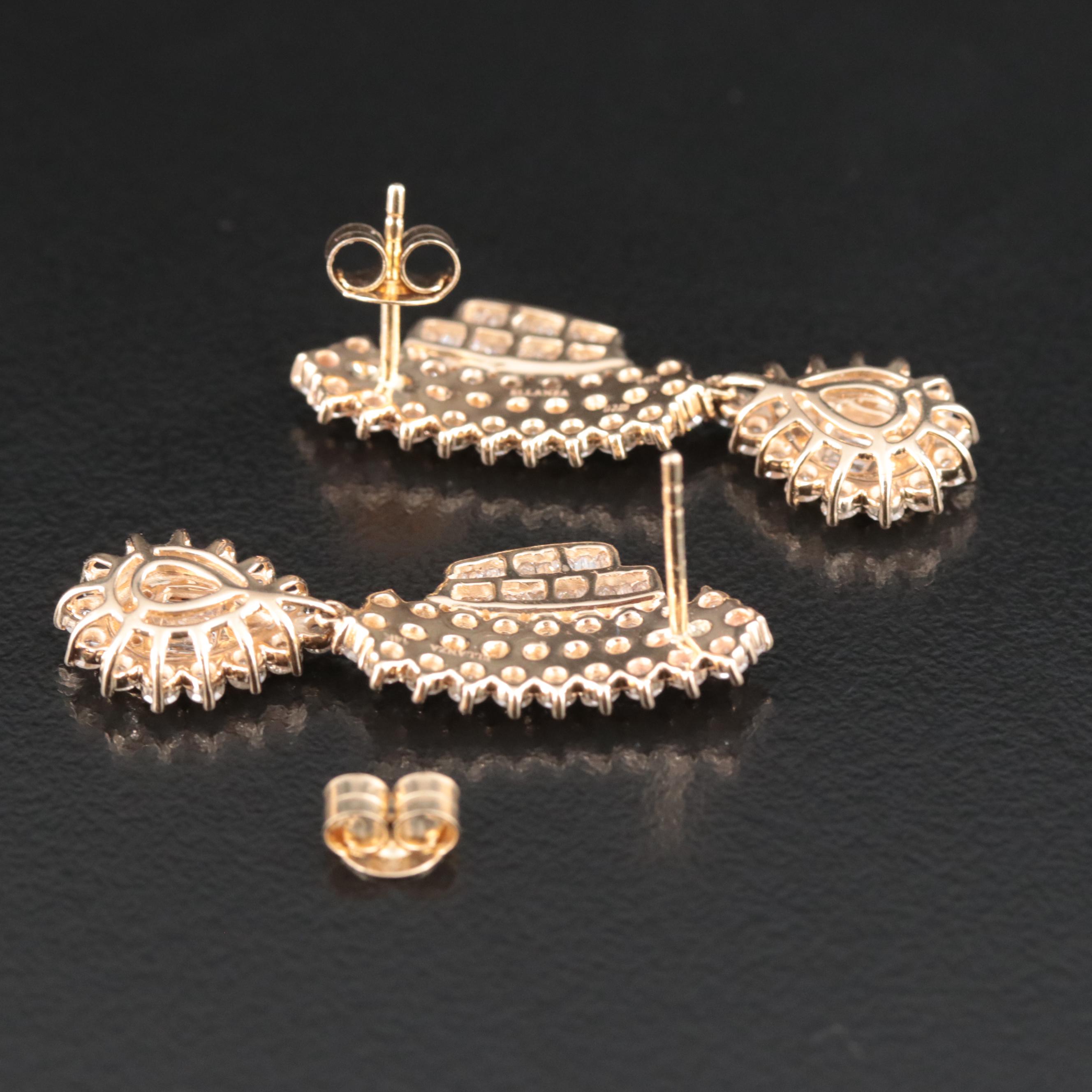 14K 2.89 CTW Diamond Earrings