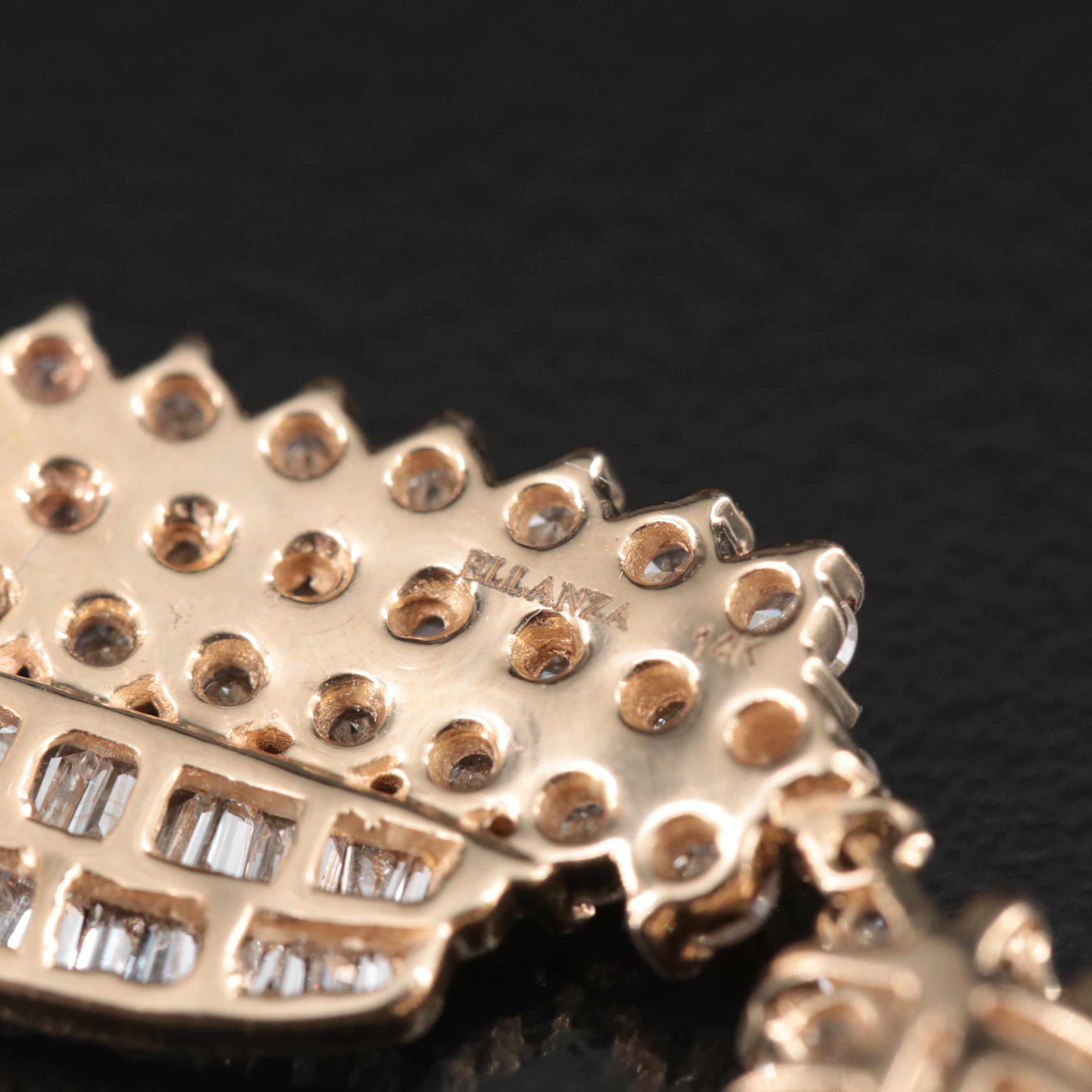 14K 2.89 CTW Diamond Earrings