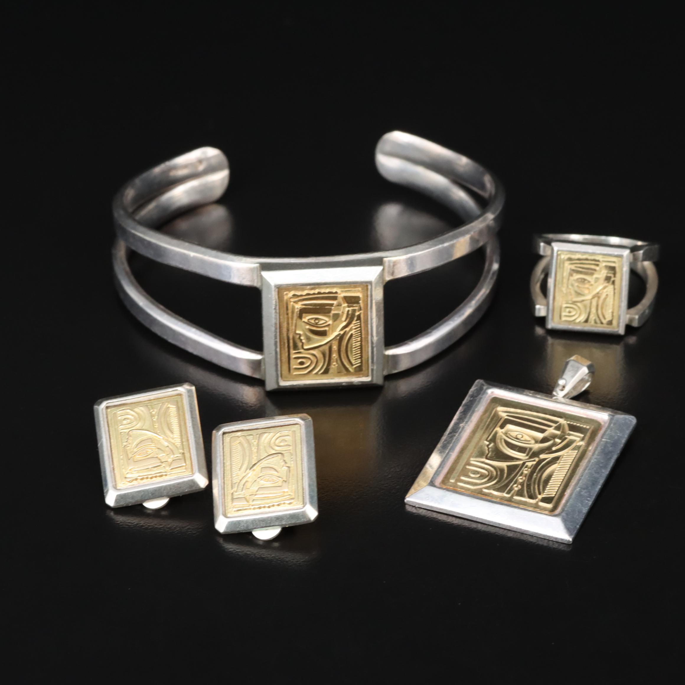 Anthony Quinn "Lady of Crete" Sterling Jewelry Collection with 18K Accents