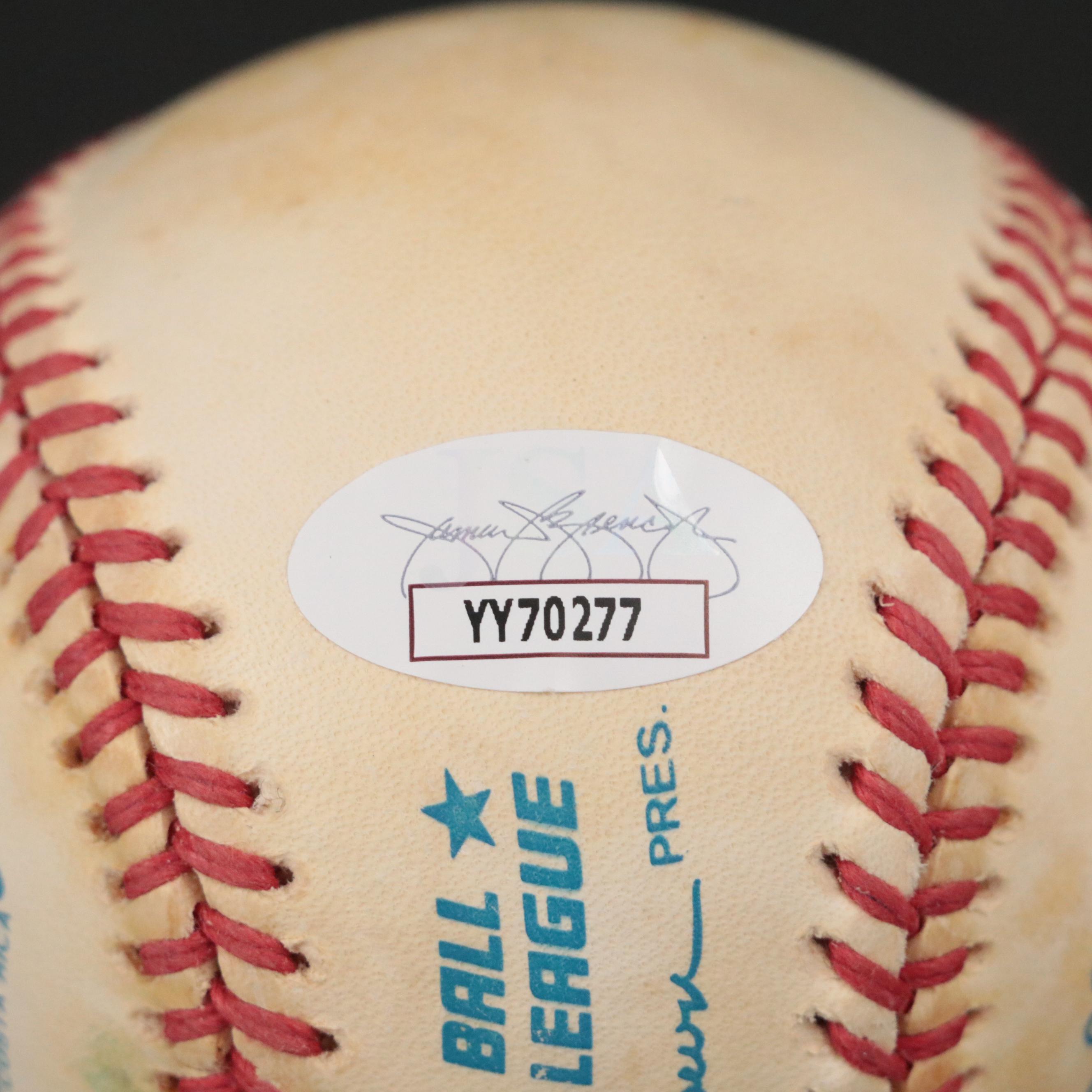 Mickey Mantle and Joe DiMaggio Signed Rawlings Official Baseballs