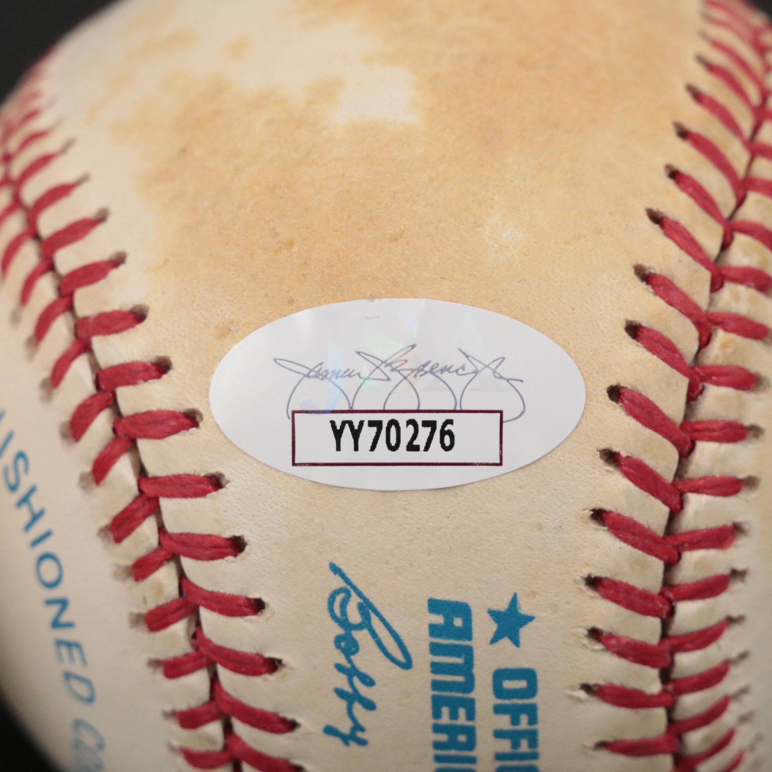 Mickey Mantle and Joe DiMaggio Signed Rawlings Official Baseballs