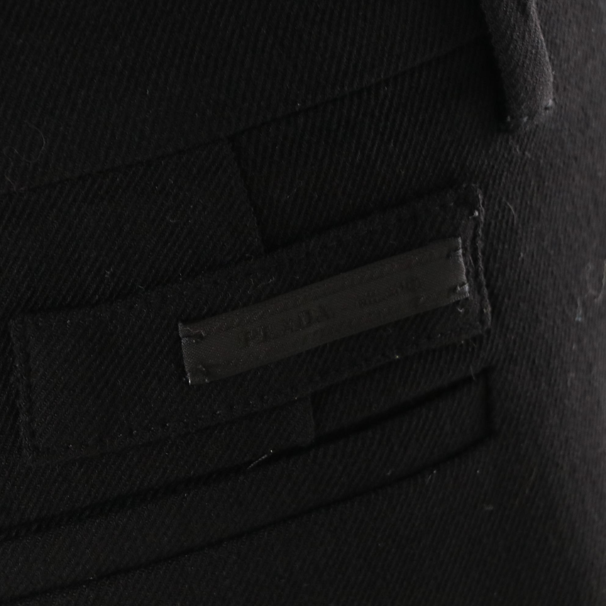 Prada Black Wool Blend Trousers