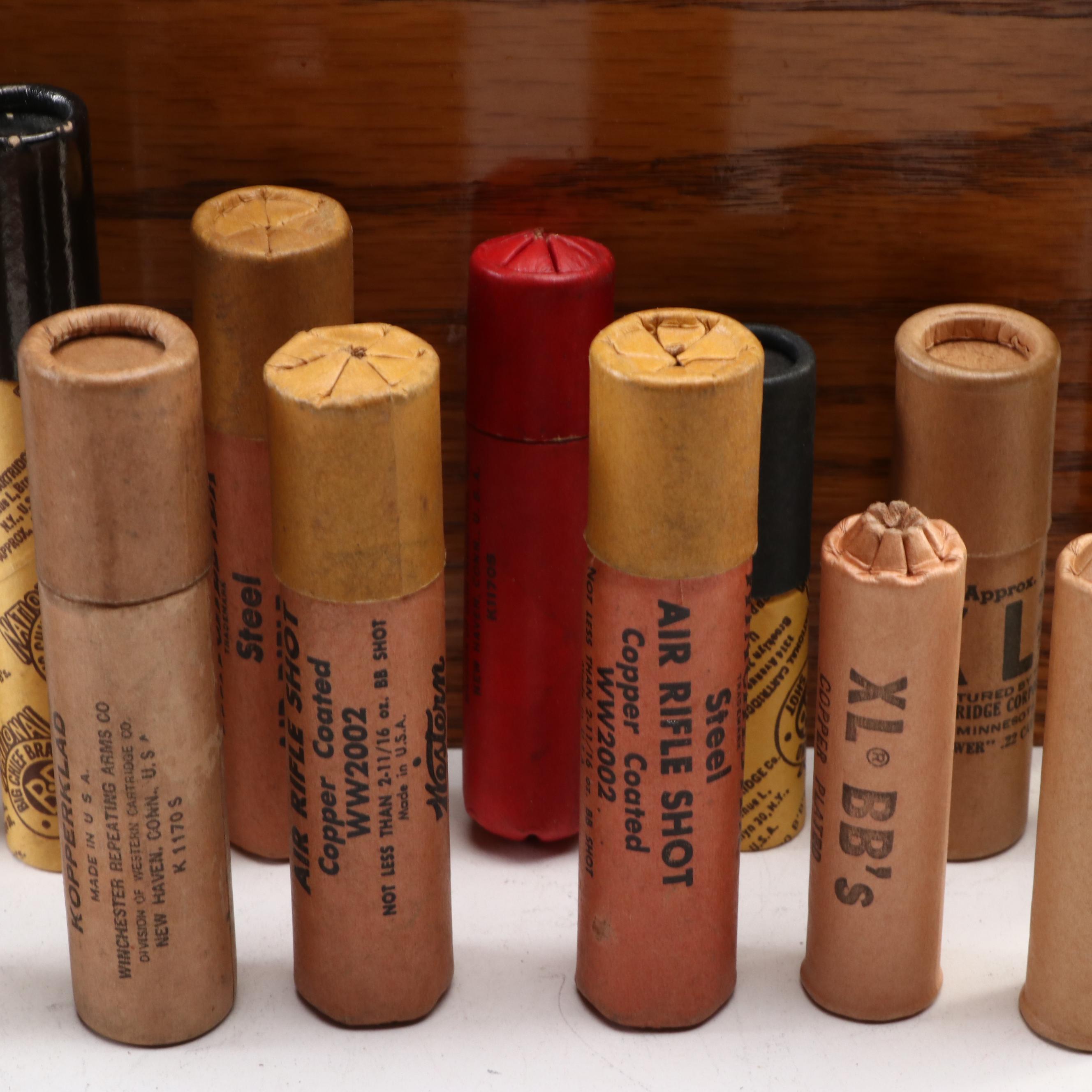 Copper Coated BBs, RWS and More Lead and Steel BBs, Mid to Late 20th C