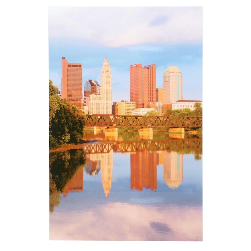 David Yunker Digital Photograph "Columbus Skyline," 2023
