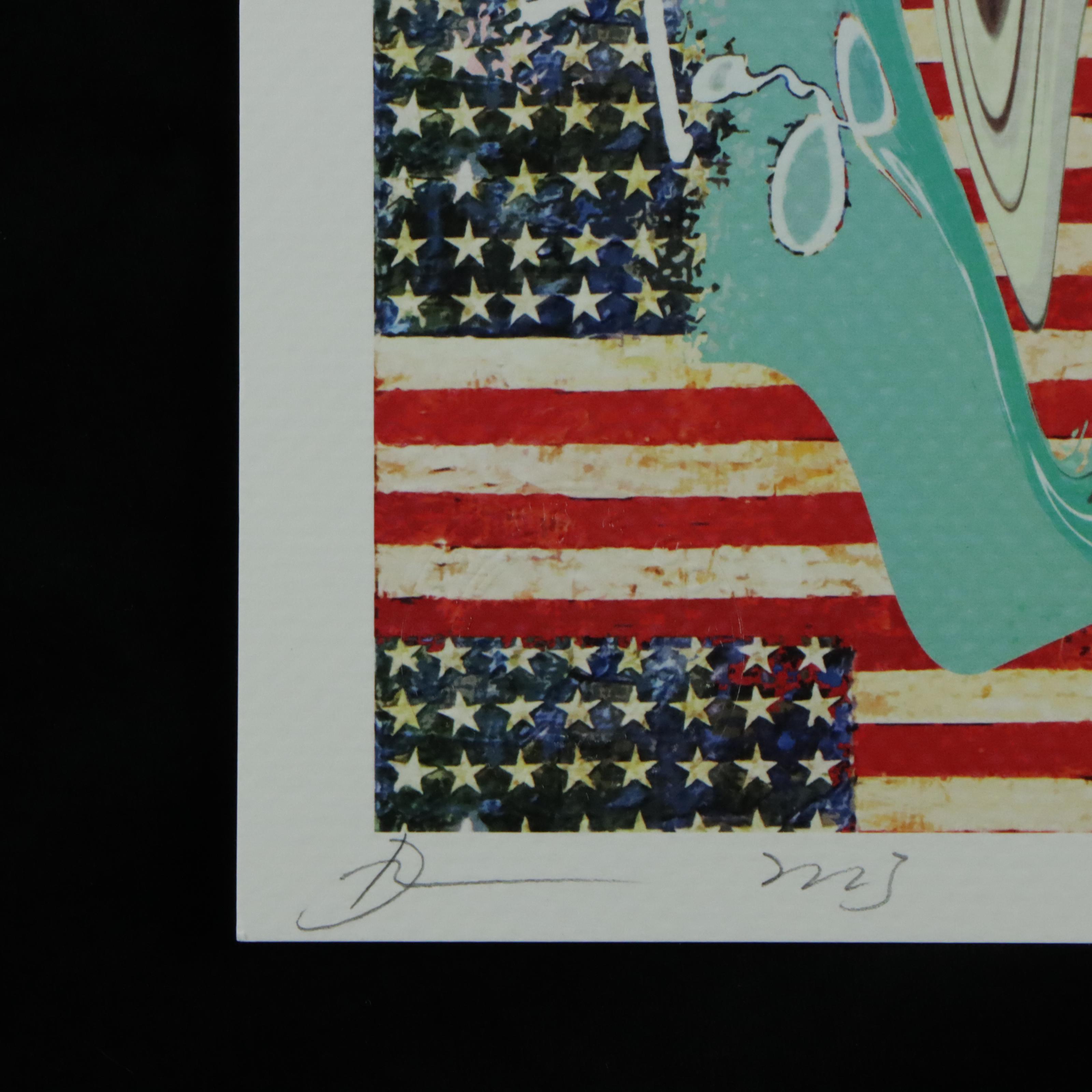 Death NYC Pop Art Graphic Print of Taylor Swift x Jasper Johns