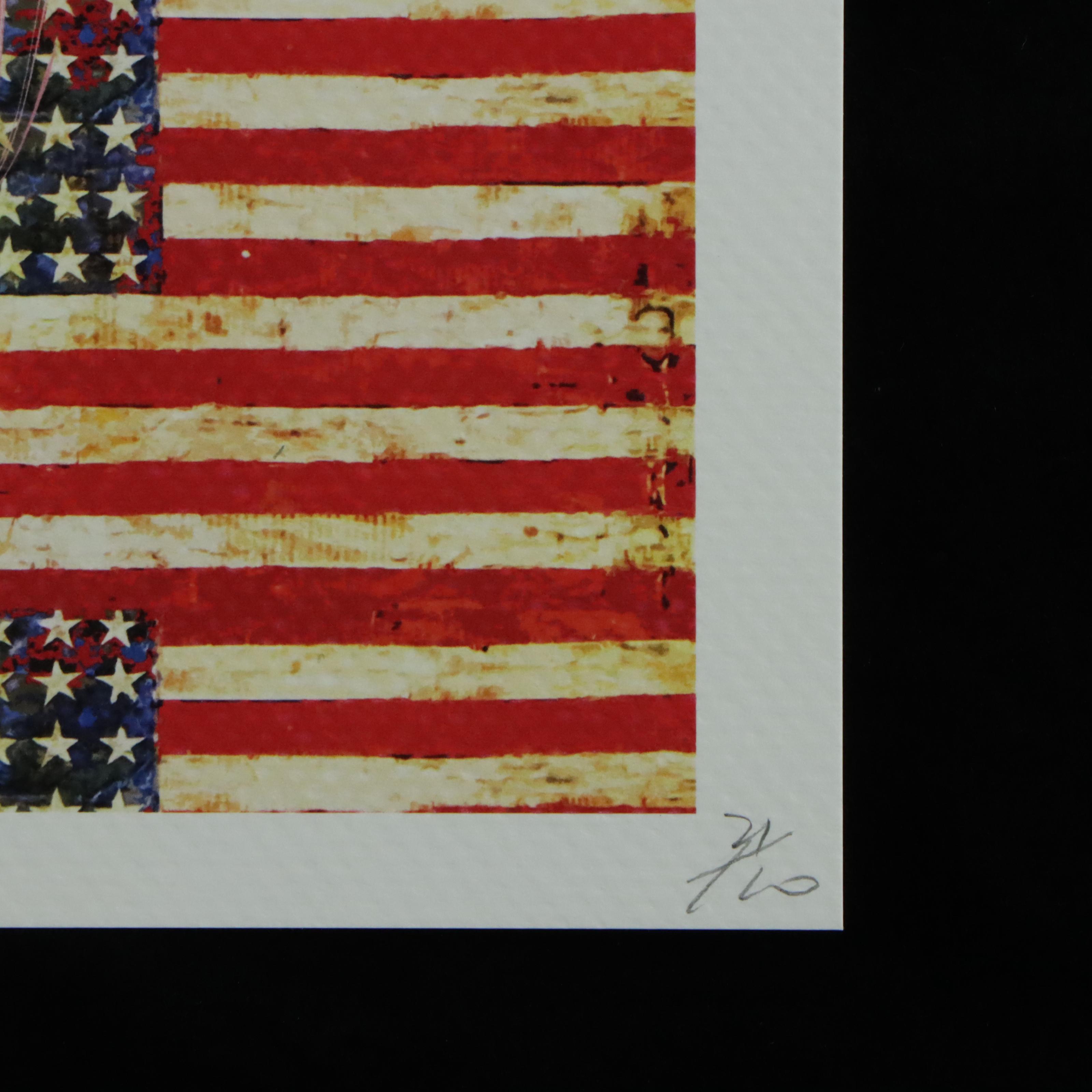 Death NYC Pop Art Graphic Print of Taylor Swift x Jasper Johns