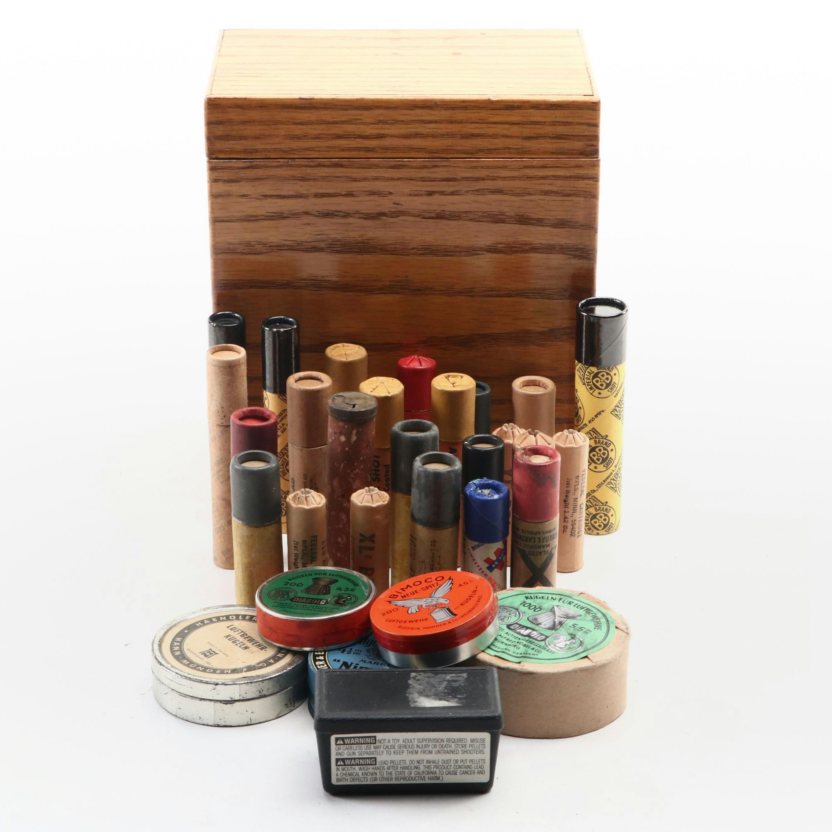 Copper Coated BBs, RWS and More Lead and Steel BBs, Mid to Late 20th C