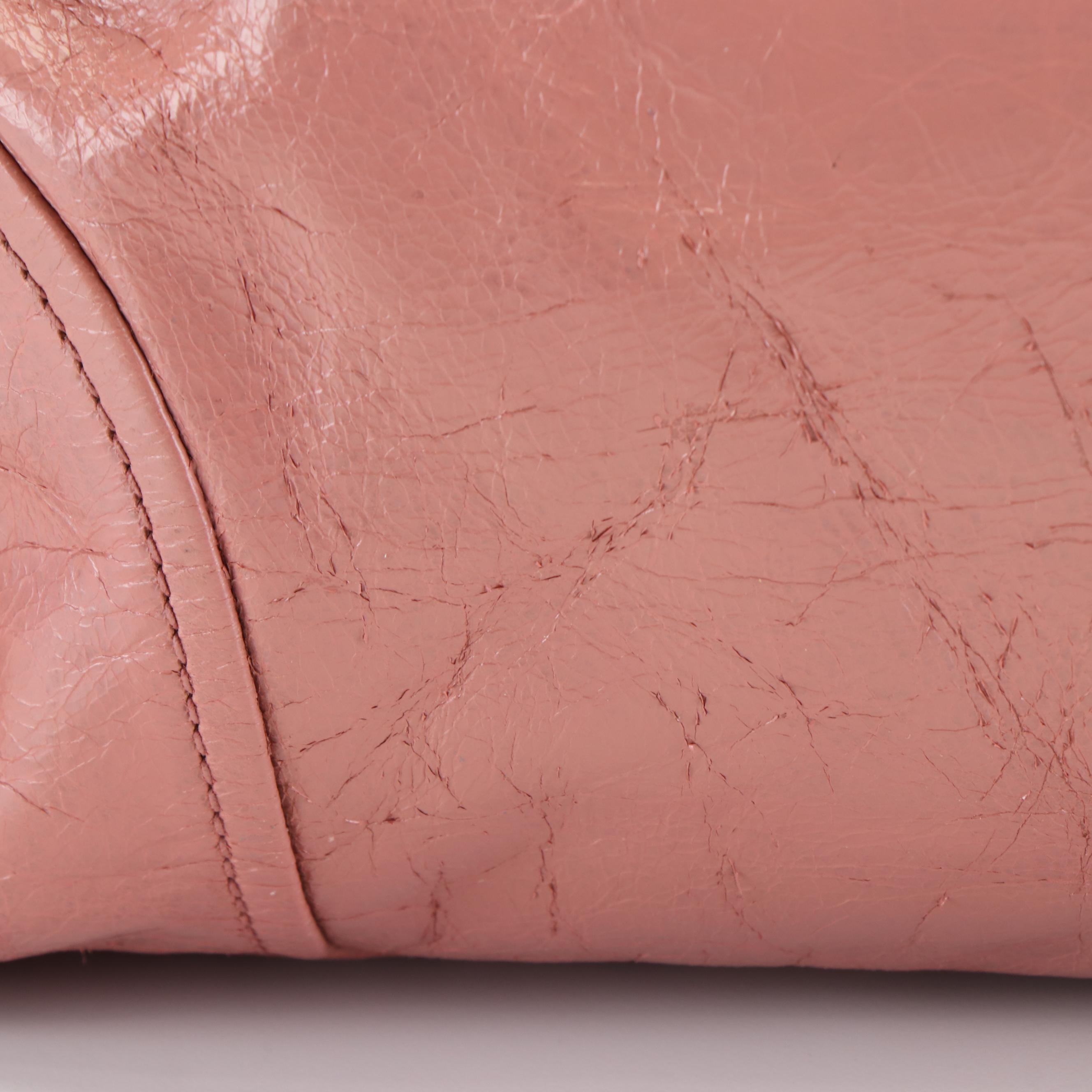 Prada Antico Vitello Shine Leather East/West Satchel Bag