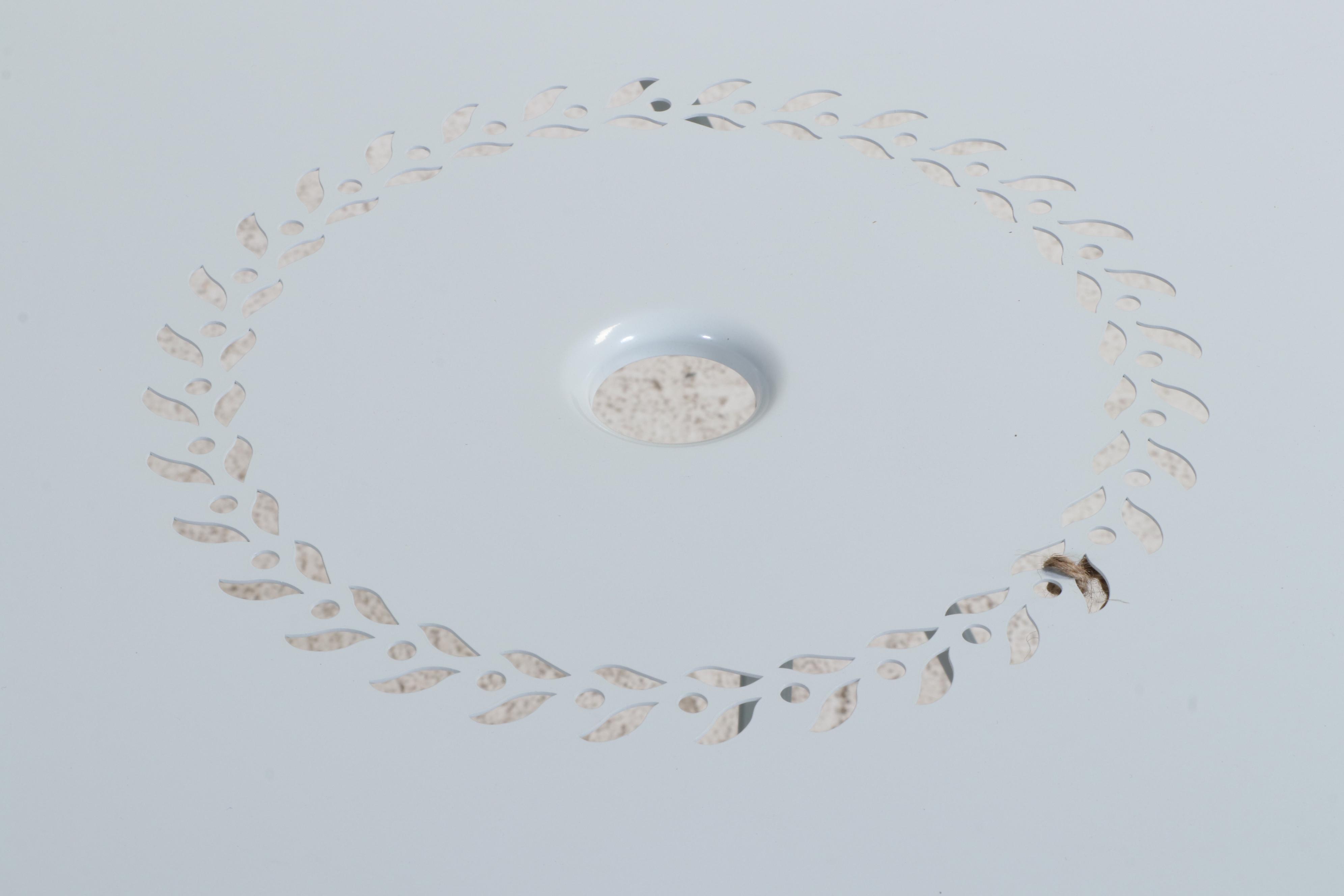 Ballard Designs White-Painted Metal Folding Outdoor Table