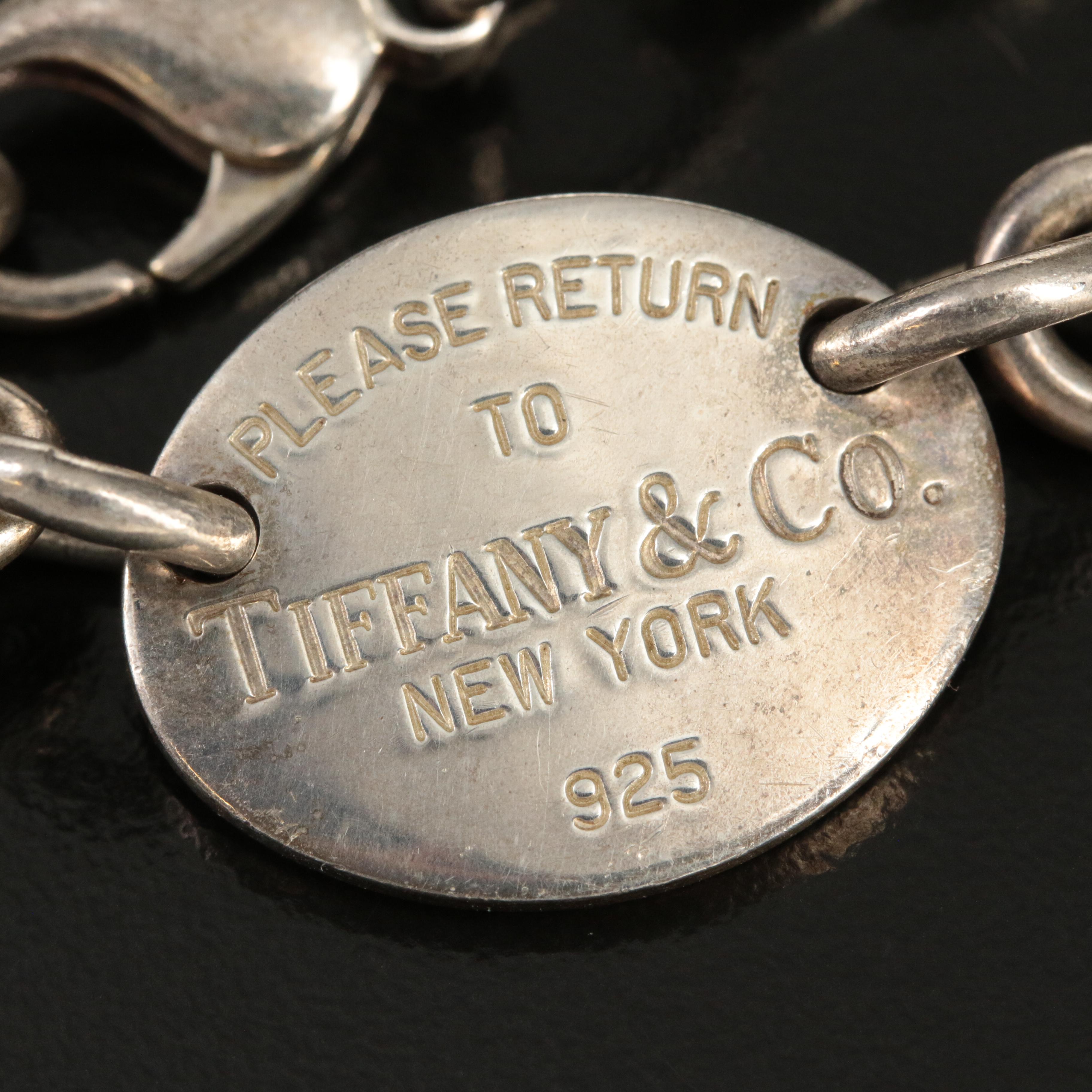Tiffany & Co. "Return to Tiffany" Sterling Oval Tag Bracelet