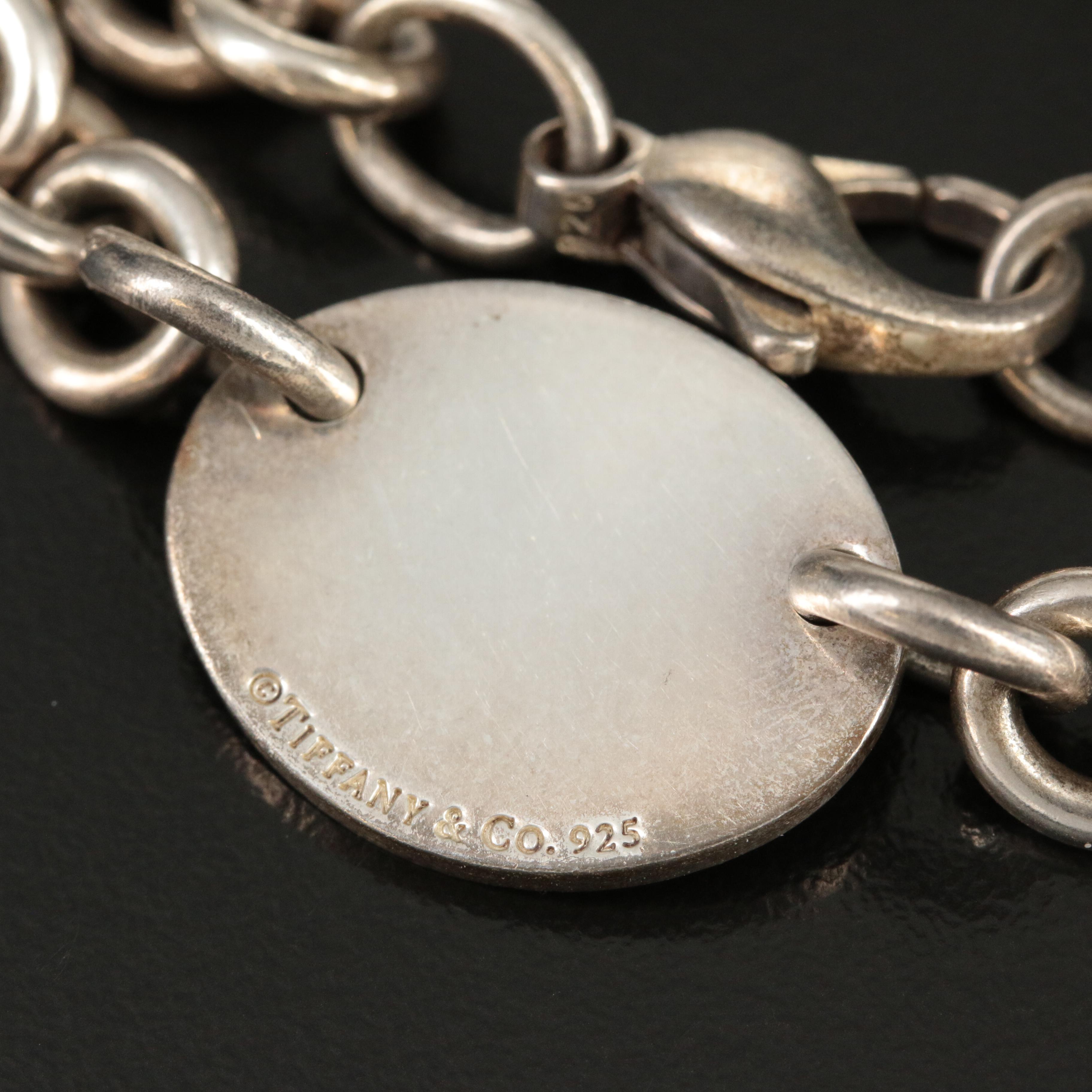 Tiffany & Co. "Return to Tiffany" Sterling Oval Tag Bracelet