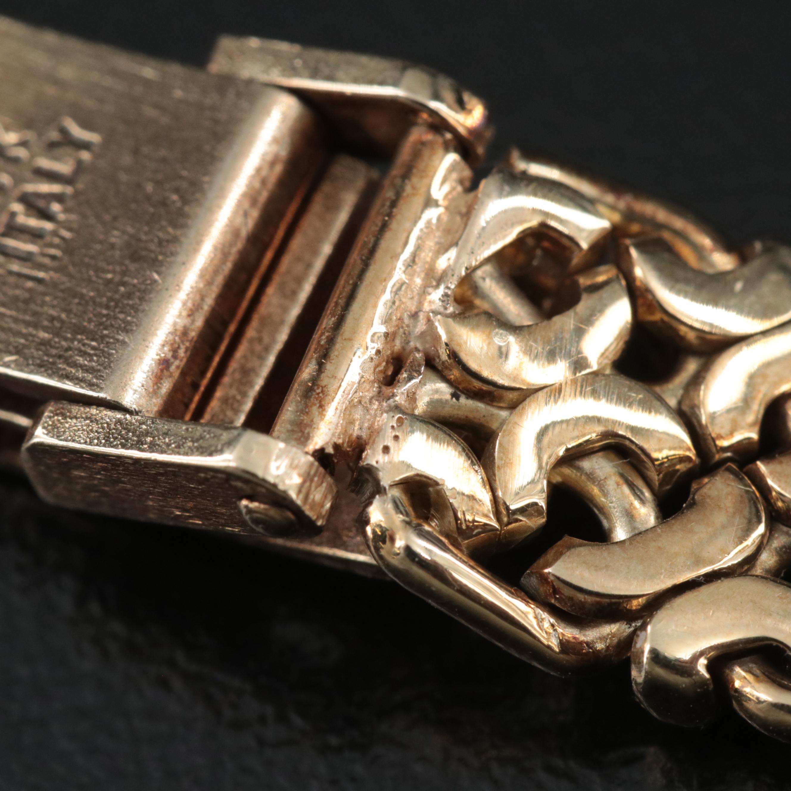 Vintage 14K Rolex Diamond Manual Wind Watch