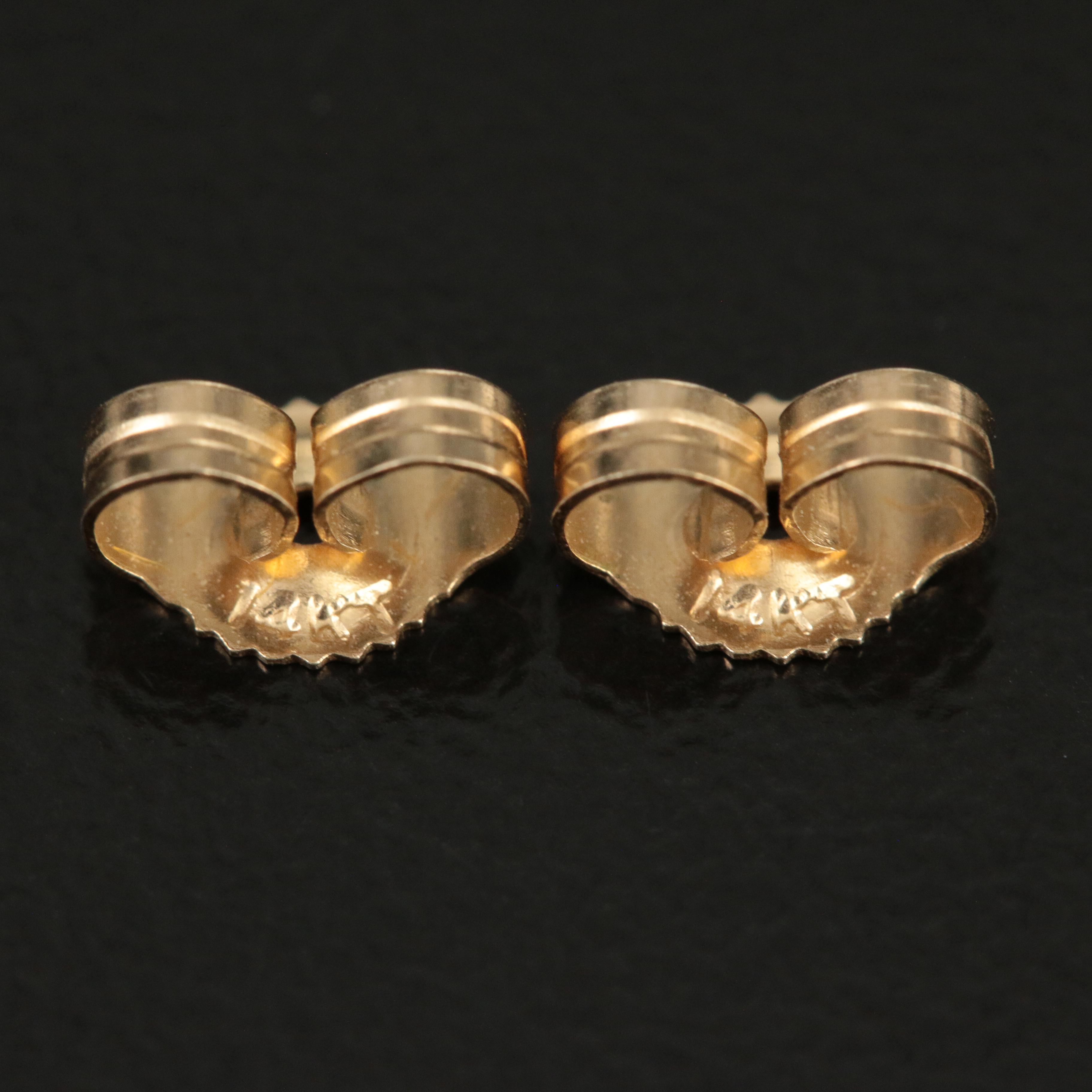 Krementz 14K Enamel Brooches and 10K Rose Gold Ring with Earrings