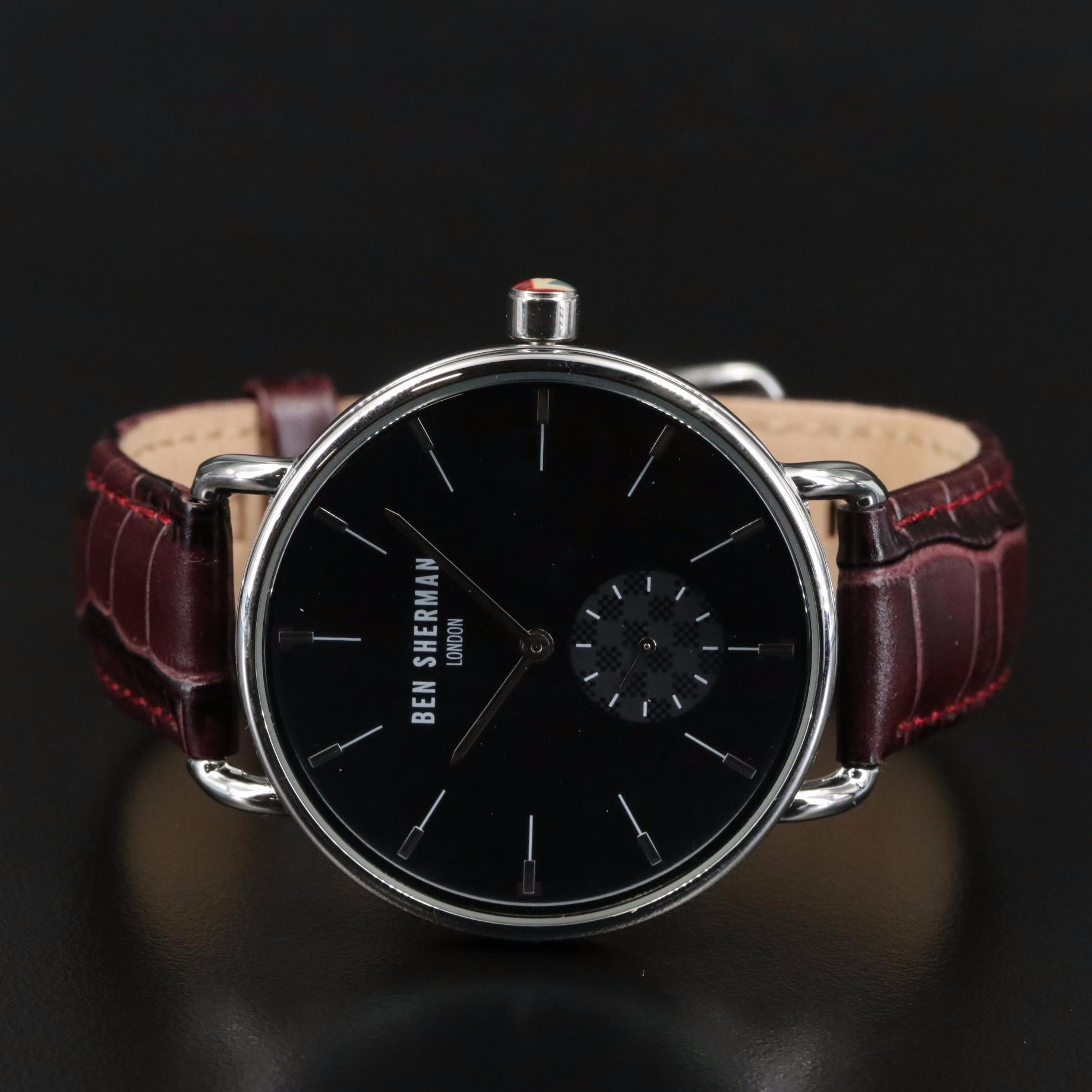 Ben Sherman Brighton Professional Leather Band Watch with Box