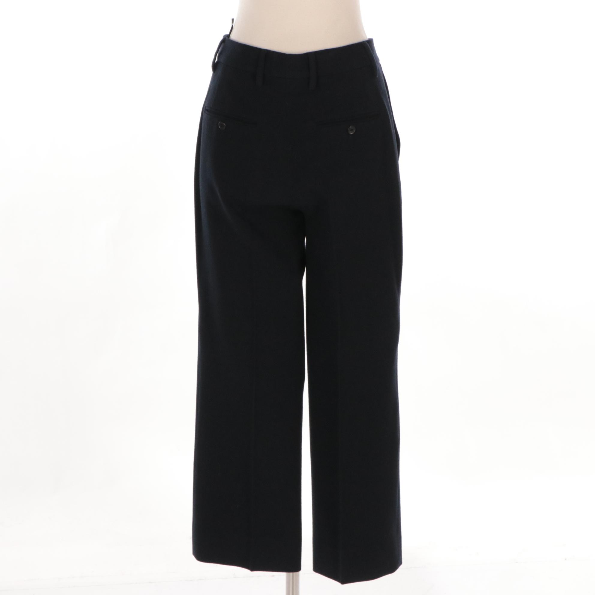 Prada Wool Blend Crop Pant