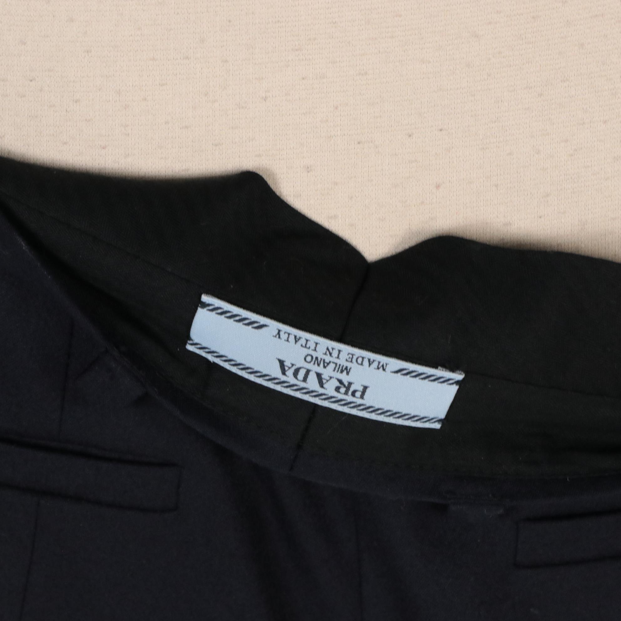 Prada Wool Blend Ankle Pant