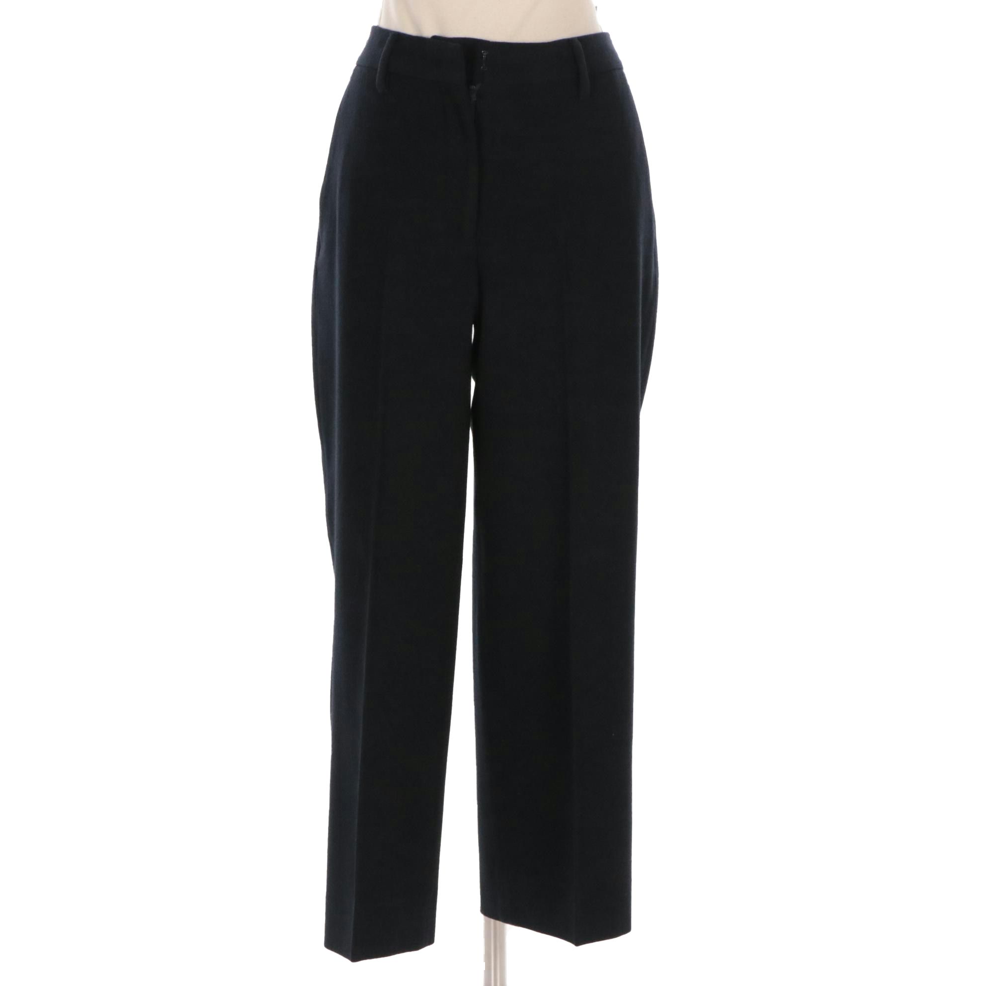 Prada Wool Blend Crop Pant