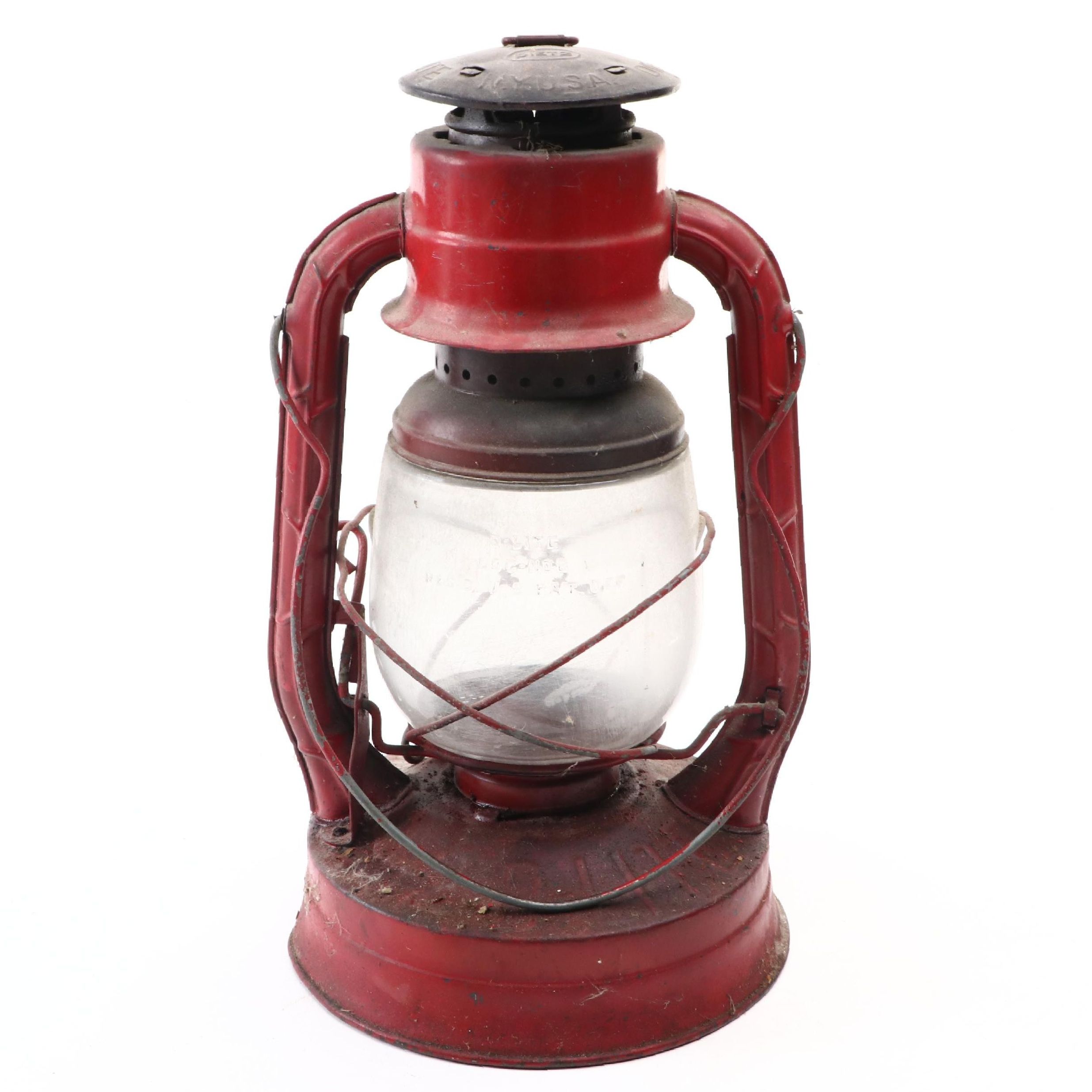 Dietz D-Lite Metal and Glass Railroad Lantern