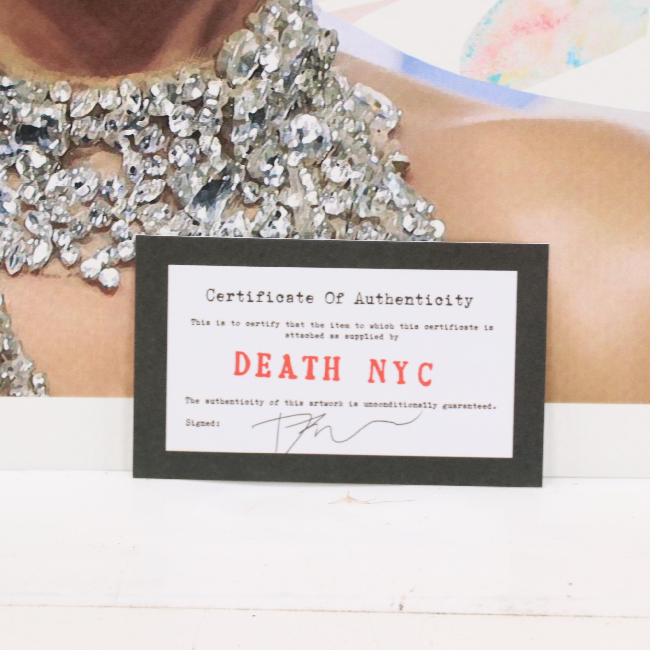 Death NYC Pop Art Graphic Print of Taylor Swift, 2023