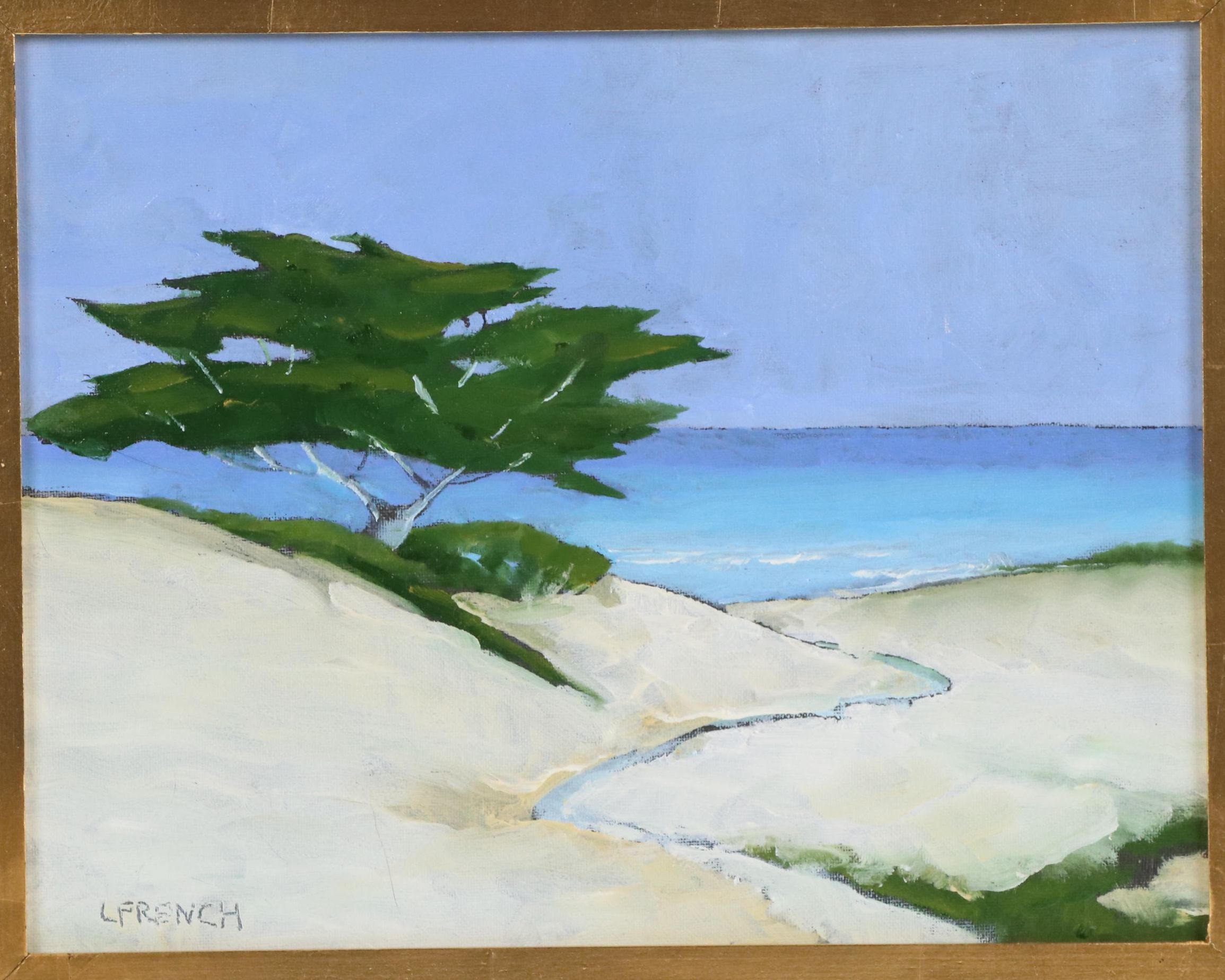 Lynne French Coastal Landscape Oil Painting