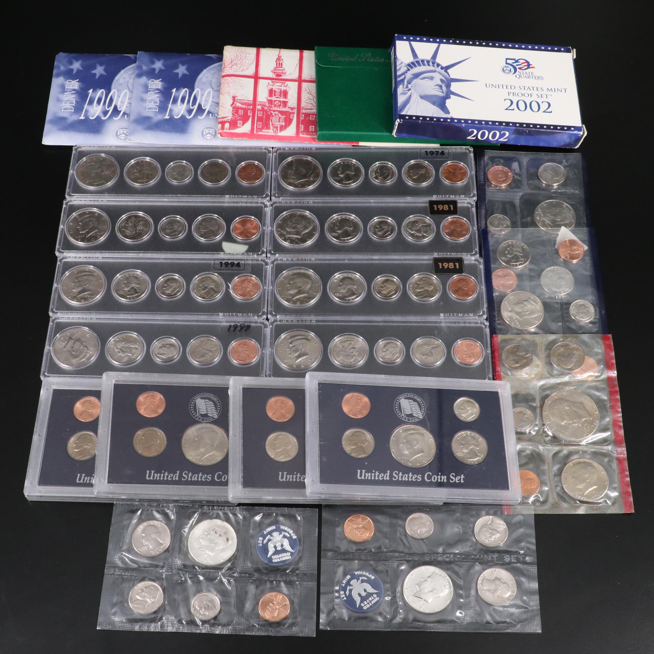 Collection Proof Sets, Special Mint Sets, and Partial Mint Sets