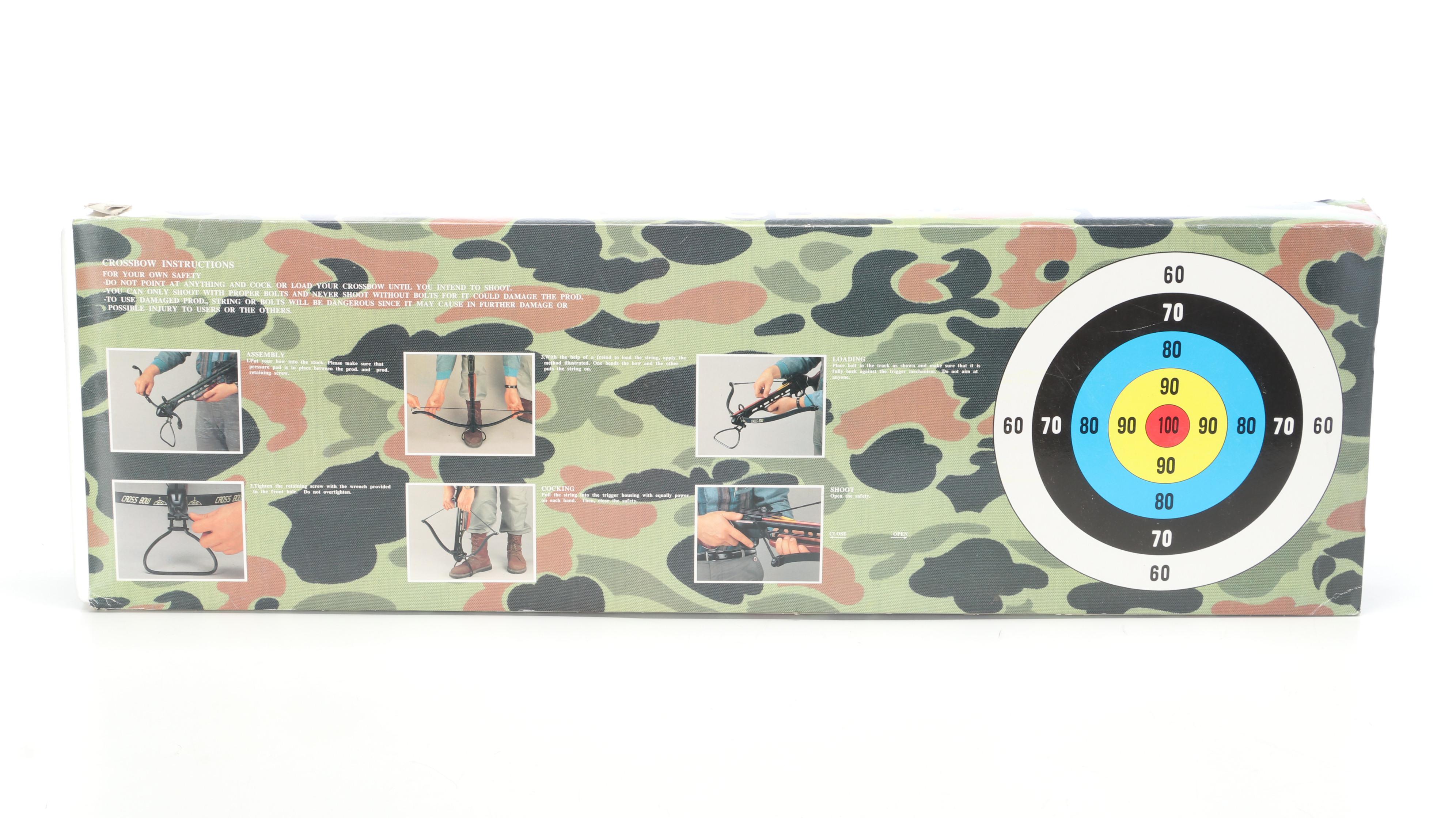 Block Black Crossbow Target with More Archery Accessories