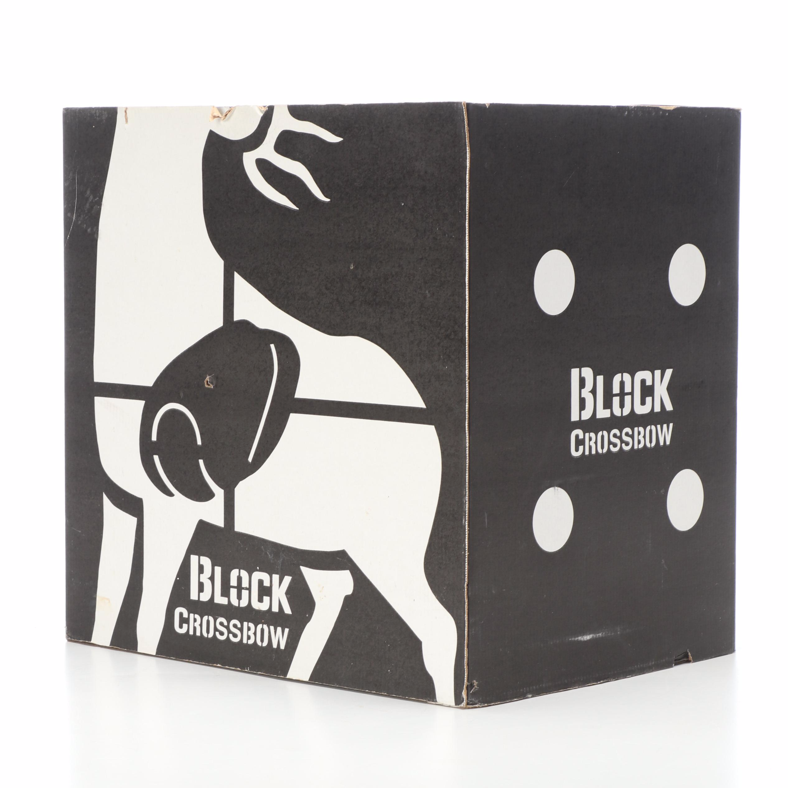 Block Black Crossbow Target with More Archery Accessories