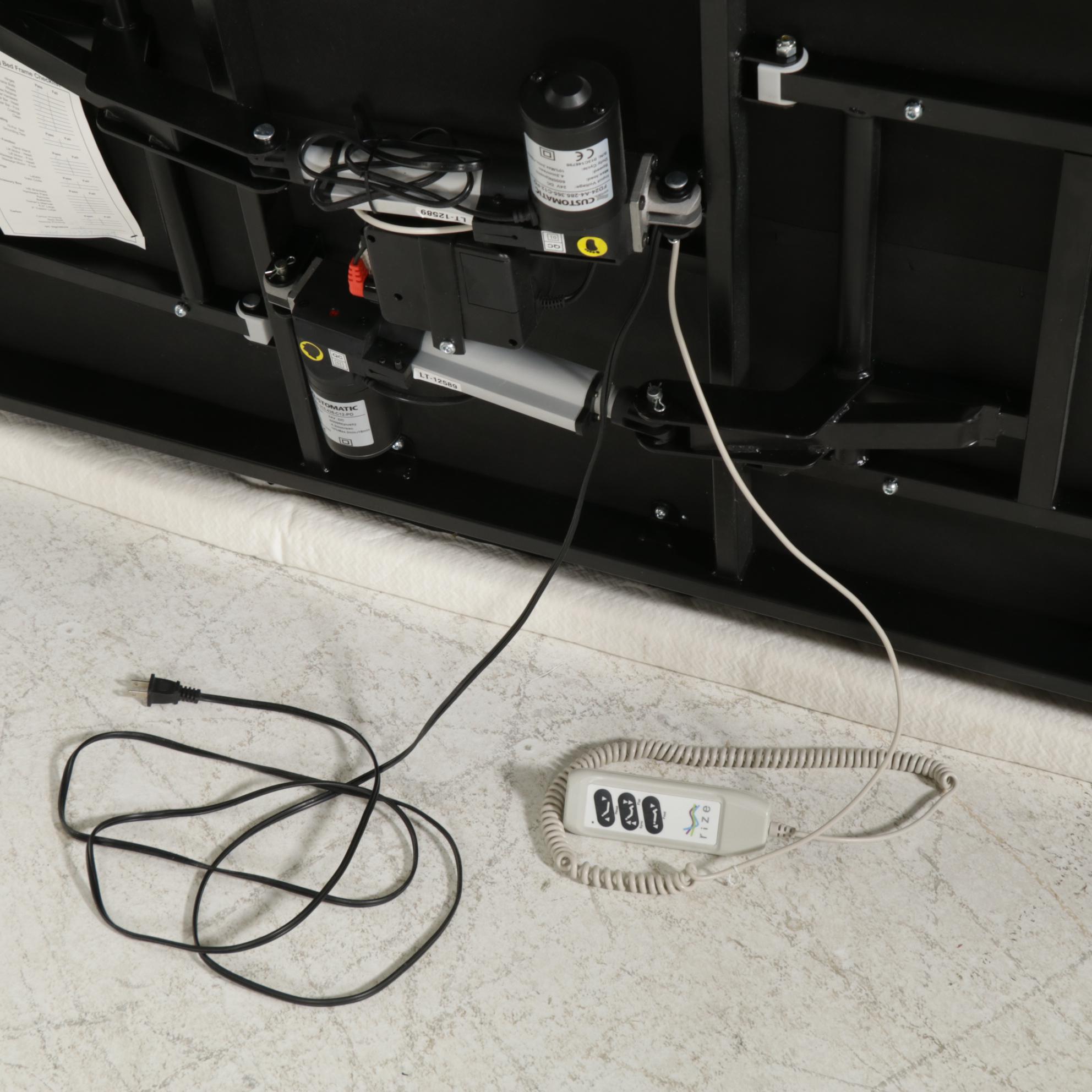 Rize Home Metal Twin Size Adjustable Mattress Base