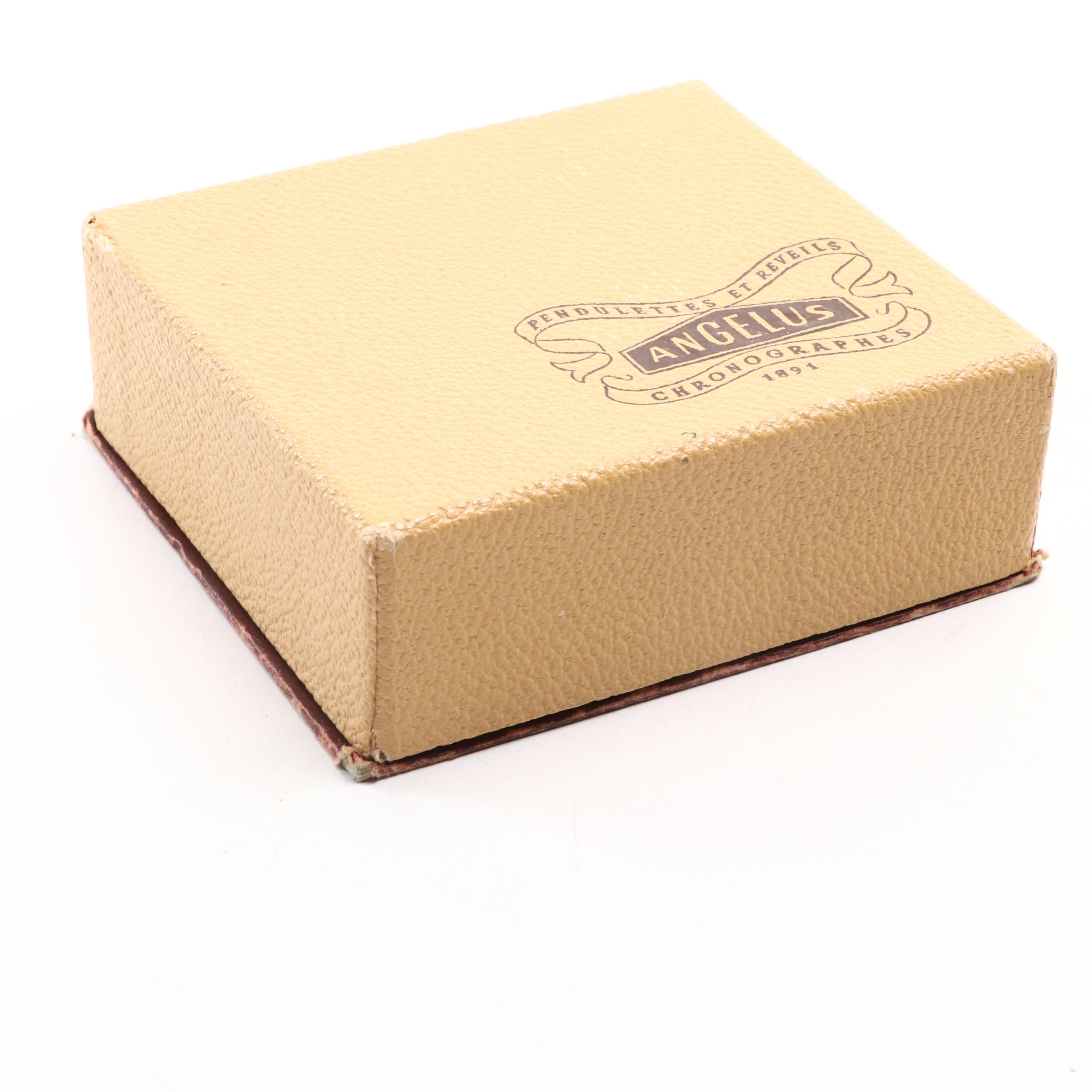 Angelus Moon Phases 8-Day Portable Alarm Clock, Mid-20th Century