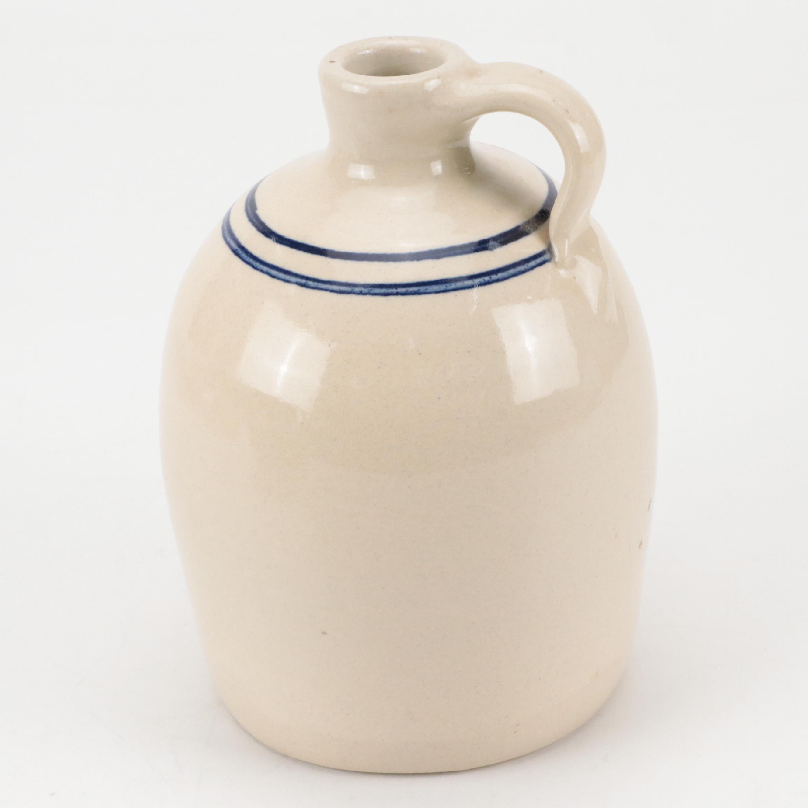Marshall Pottery Stoneware Jug with Other Art Pottery Bowls and Décor