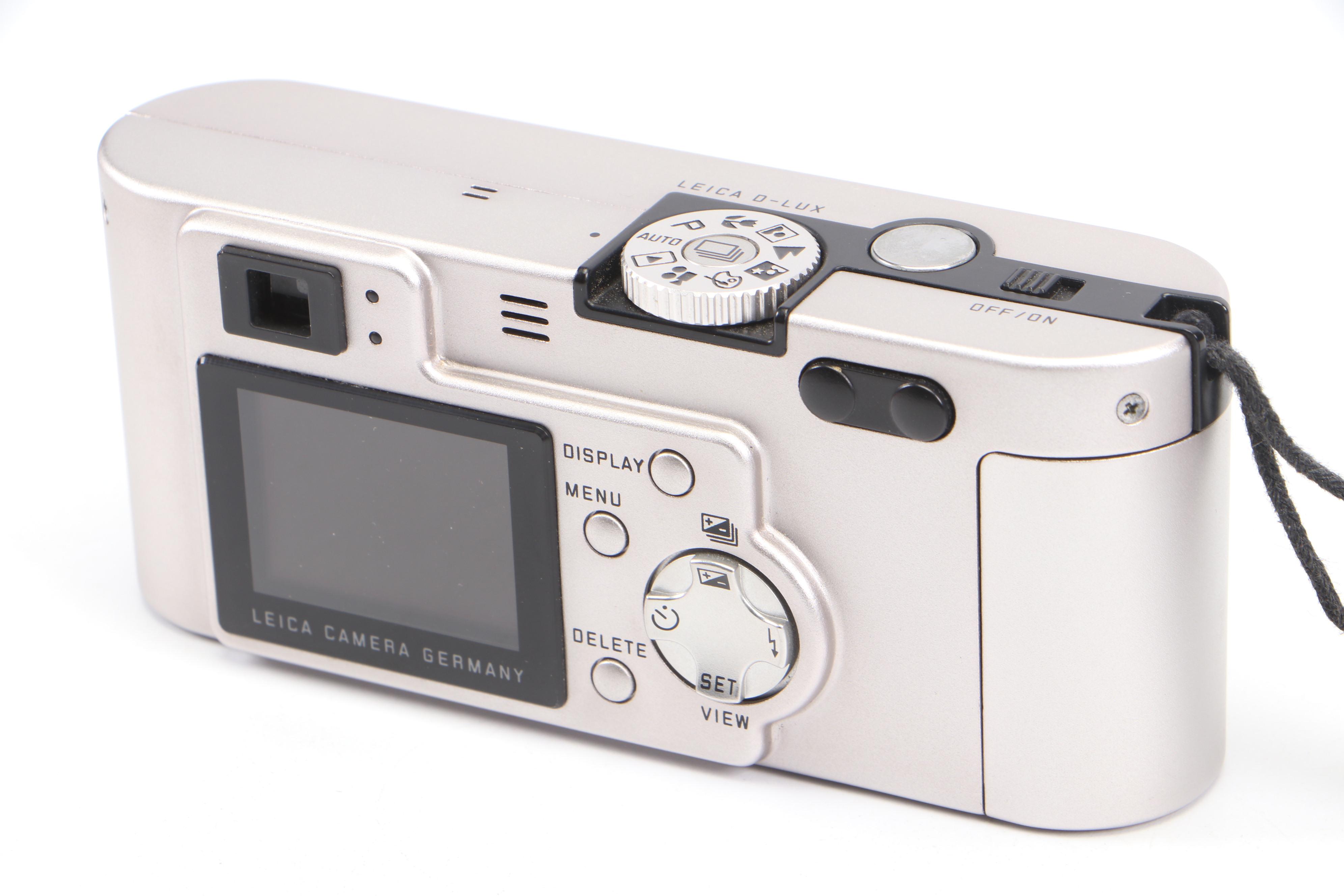 Leica D-Lux Digital Camera and Battery Charger with More