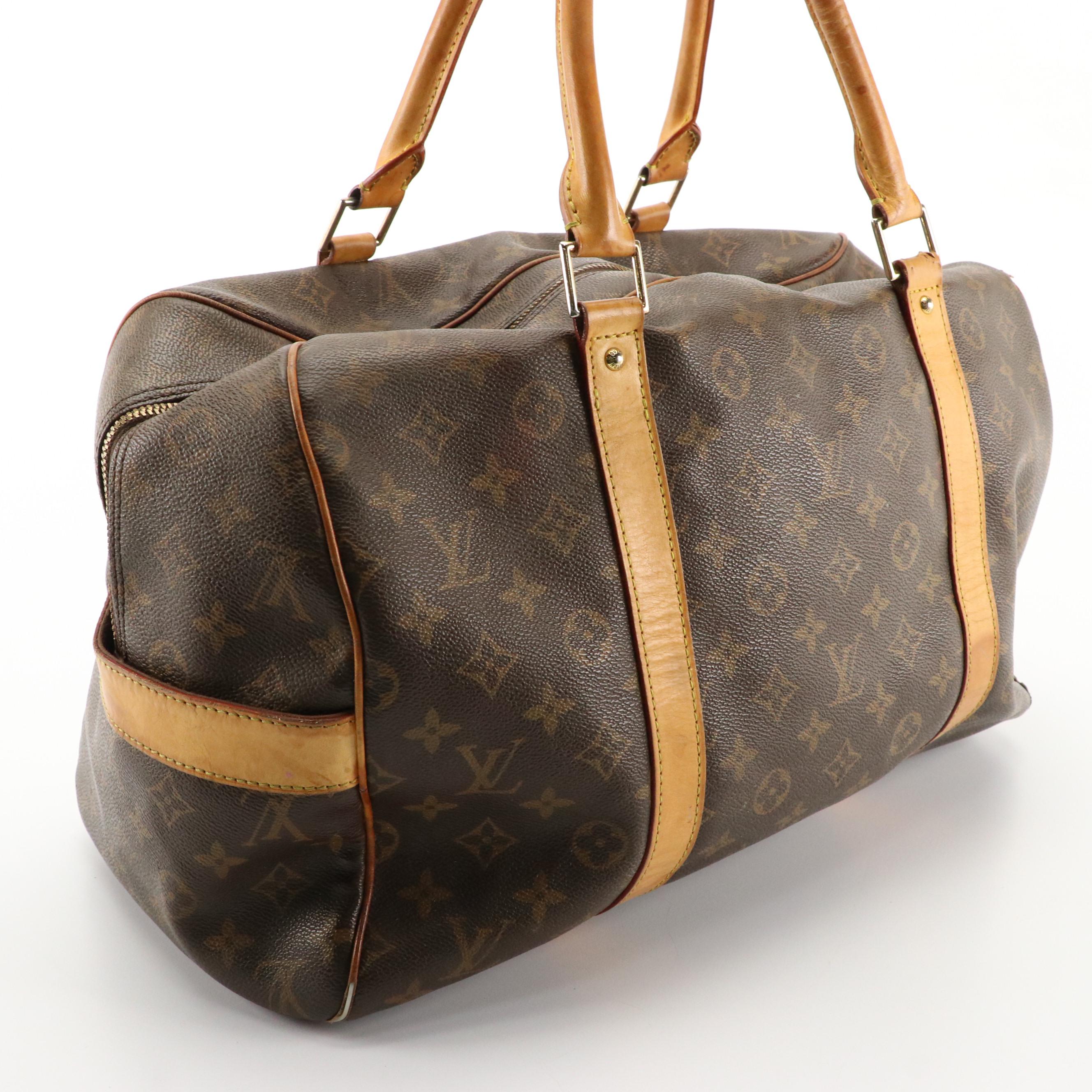 Louis Vuitton Carryall Weekender Bag in Monogram Canvas and Vachetta Leather